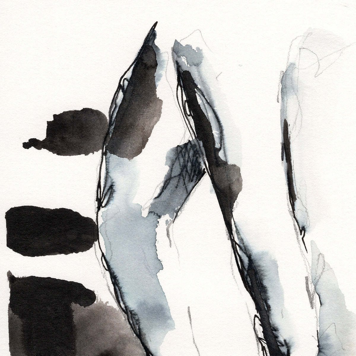Half Remembered Pose – 6x9" Original Watercolor Artist Brenden Sanborn