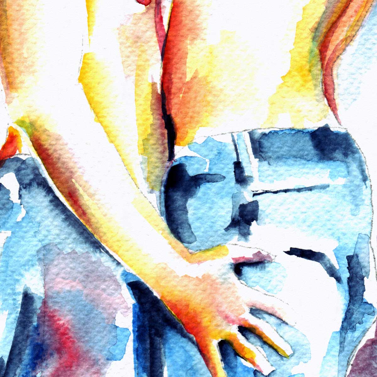 Hand in the His Pocket – Art Print Artist Brenden Sanborn