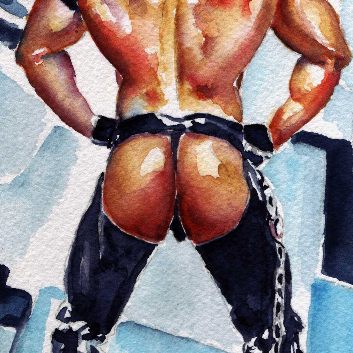 Booty and the Boss – Art Print Artist Brenden Sanborn