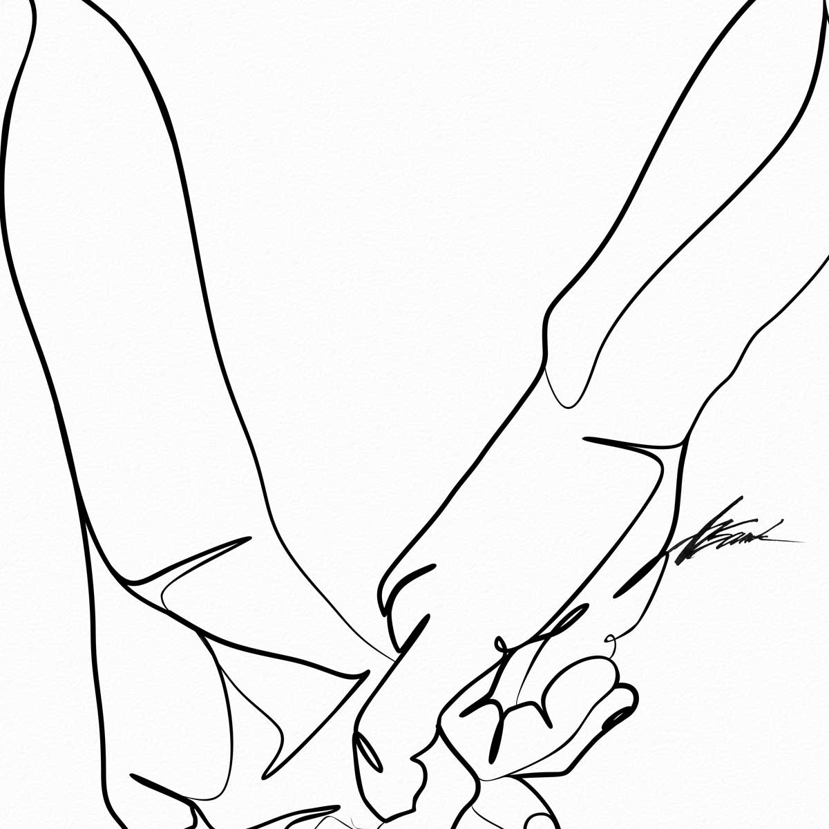 The Hold Between Us – Art Print Artist Brenden Sanborn