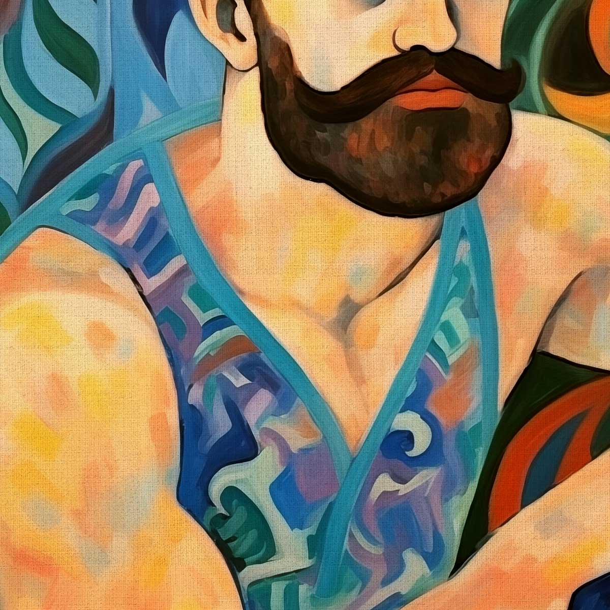 The Strongman’s Poise – Art Print Artist Brenden Sanborn