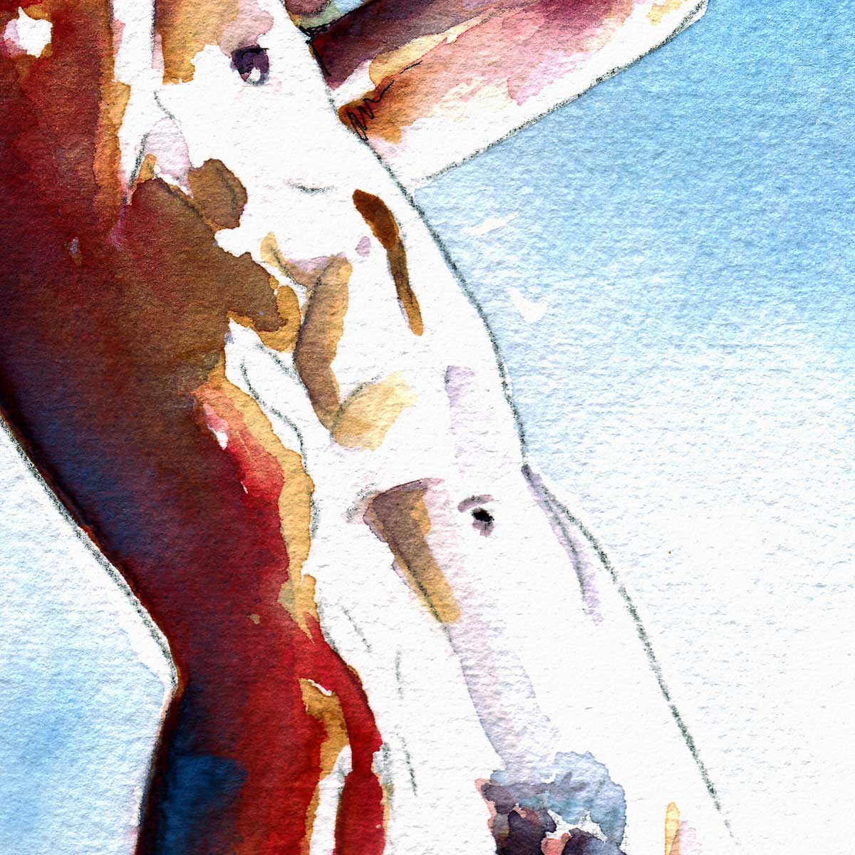 Male Figure in Graceful Arch with Arms Lifted - Art Print Artist Brenden Sanborn