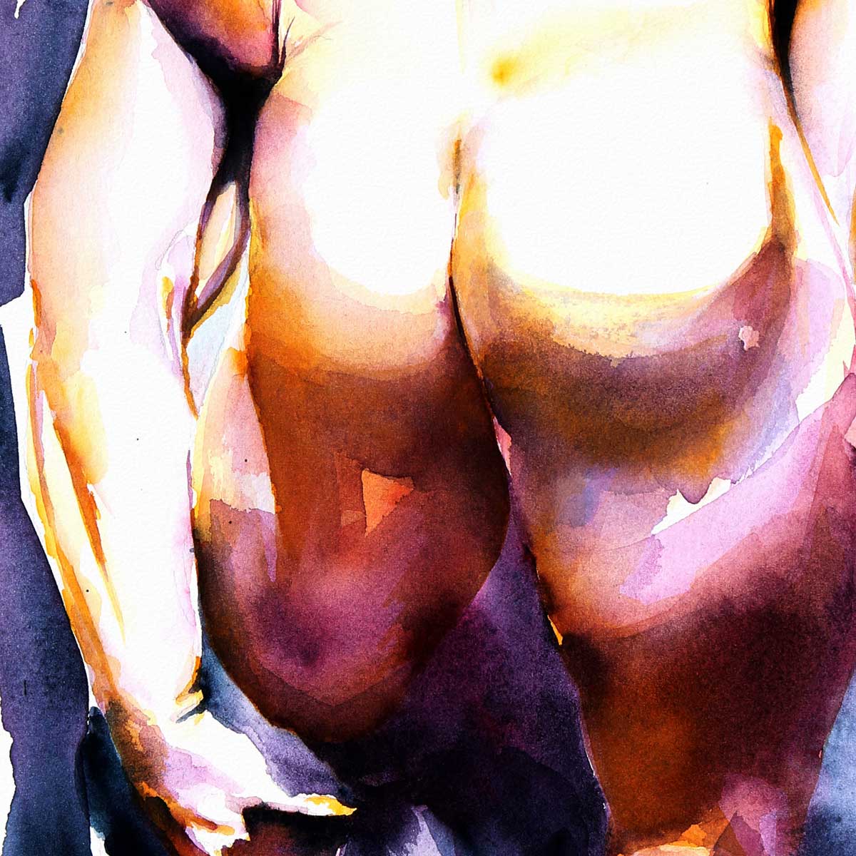 Bending into the Light – Art Print Artist Brenden Sanborn