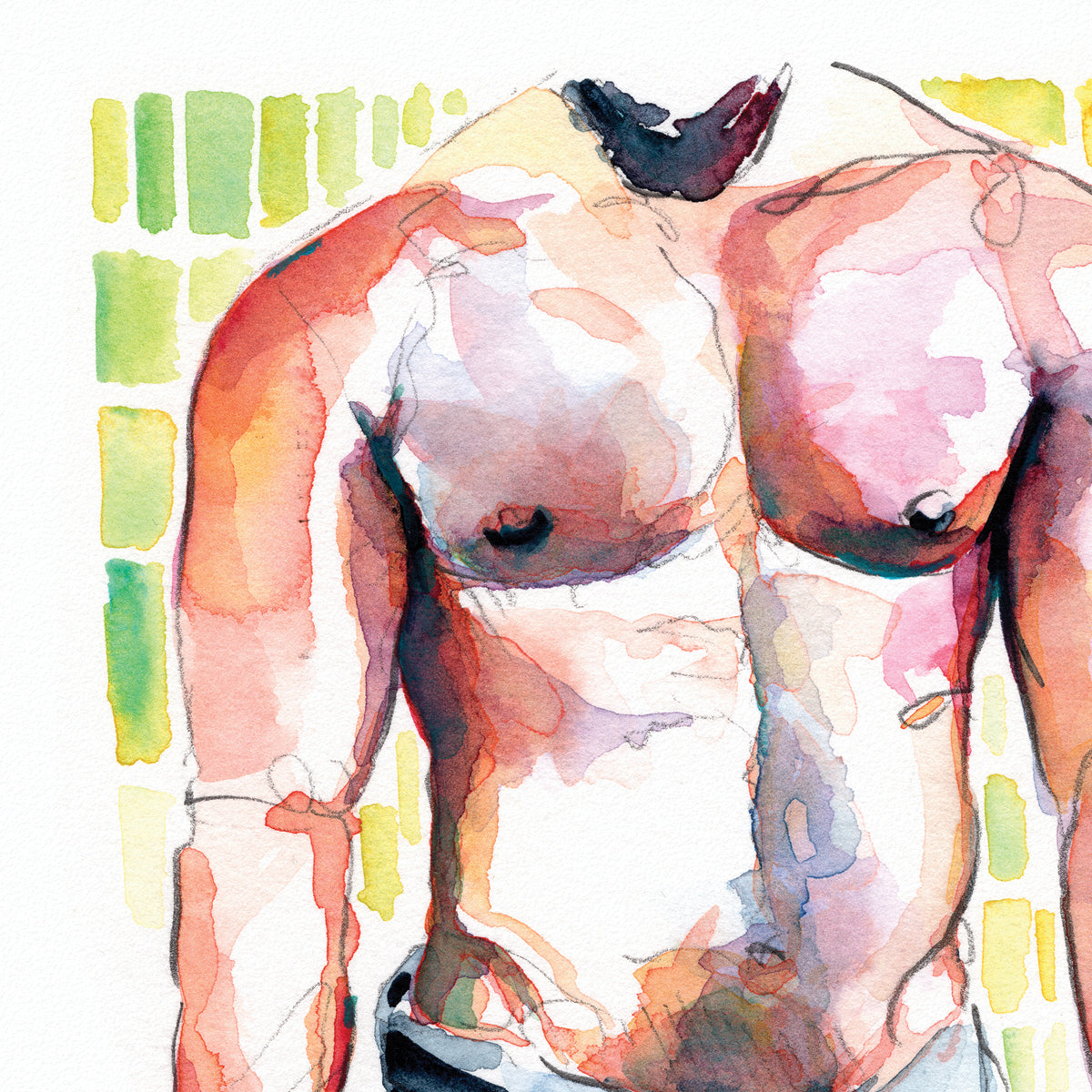 Errands and Daydreams – 5x7" Original Watercolor Artist Brenden Sanborn