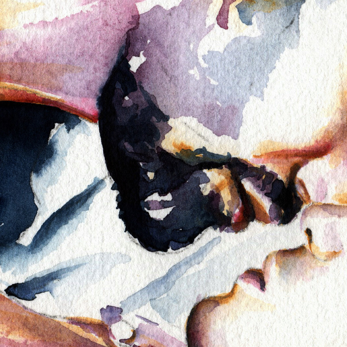 Lovers Resting in Tender Serenity - Art Print Artist Brenden Sanborn