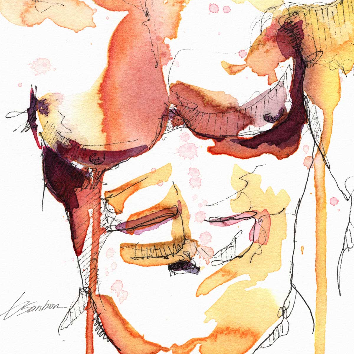 Sunlit Chest and Stare – Art Print Artist Brenden Sanborn