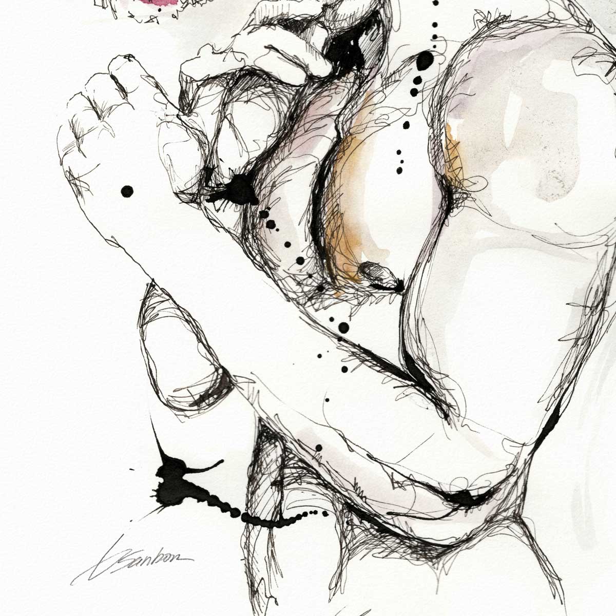 Softness in Strength and Bloom – Art Print Artist Brenden Sanborn