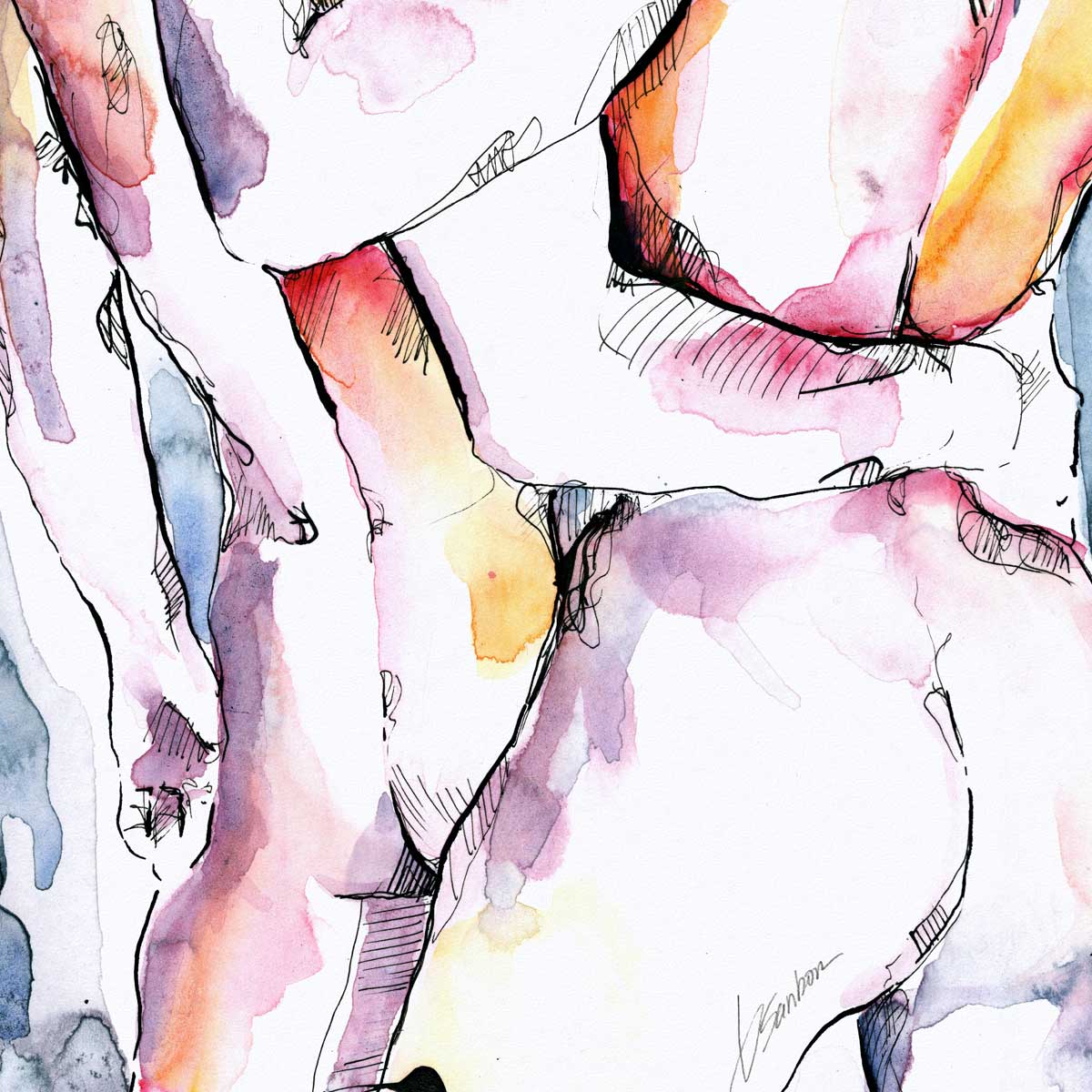 Held Close Felt Forever – Art Print Artist Brenden Sanborn