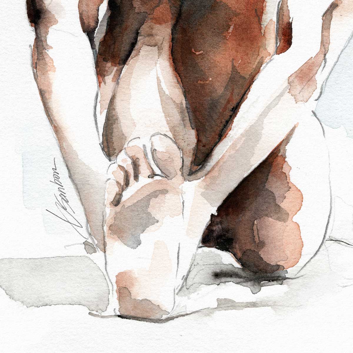 Folding Into Stillness – Art Print Artist Brenden Sanborn