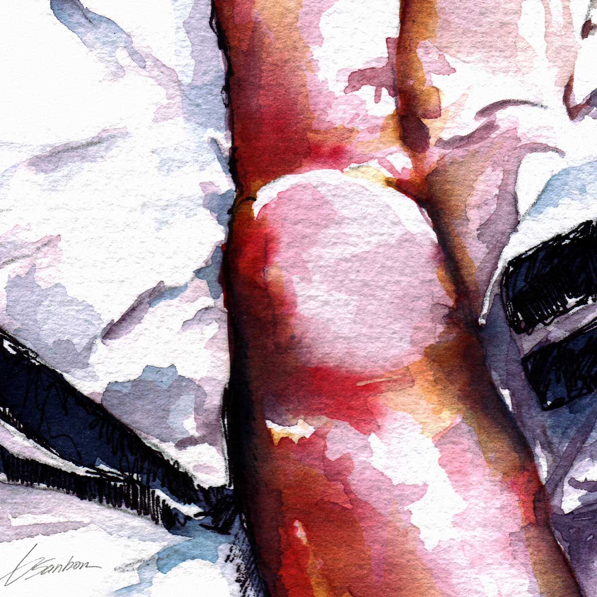 Soft Morning Light on Bare Skin – Art Print Artist Brenden Sanborn