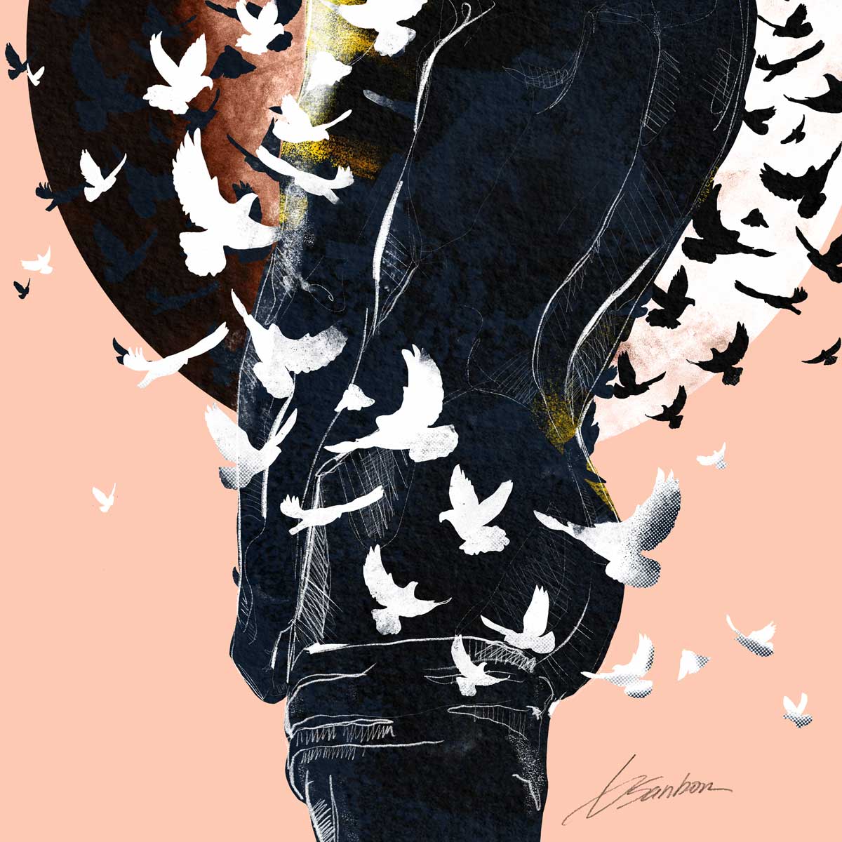 Whispers of the New Moon - Art Print Artist Brenden Sanborn