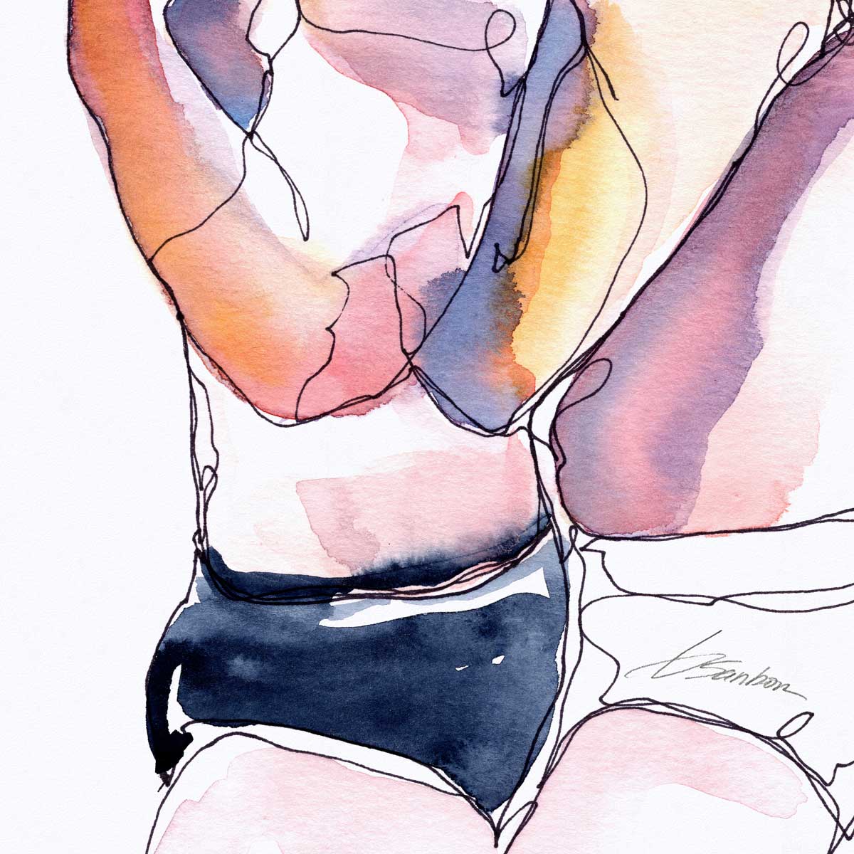 Holding On in Gentle Light – Art Print Artist Brenden Sanborn