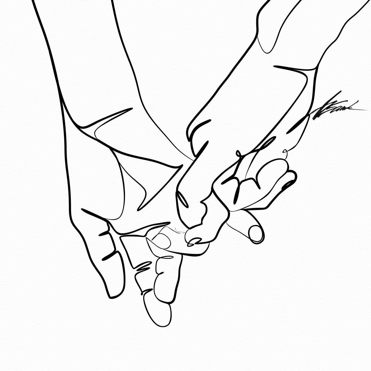 The Hold Between Us – Art Print Artist Brenden Sanborn