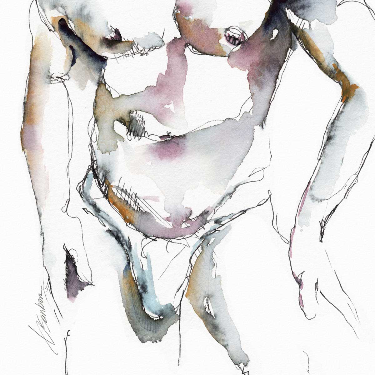 The Look That Holds You Still – Art Print Artist Brenden Sanborn