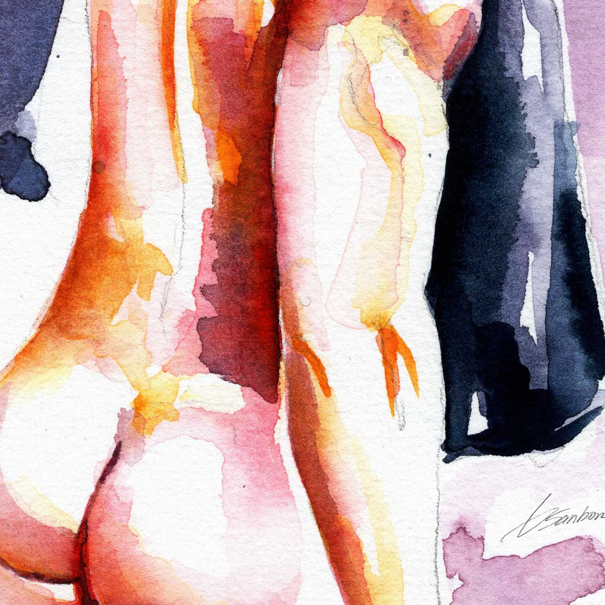 Glance Over the Shoulder – Art Print Artist Brenden Sanborn