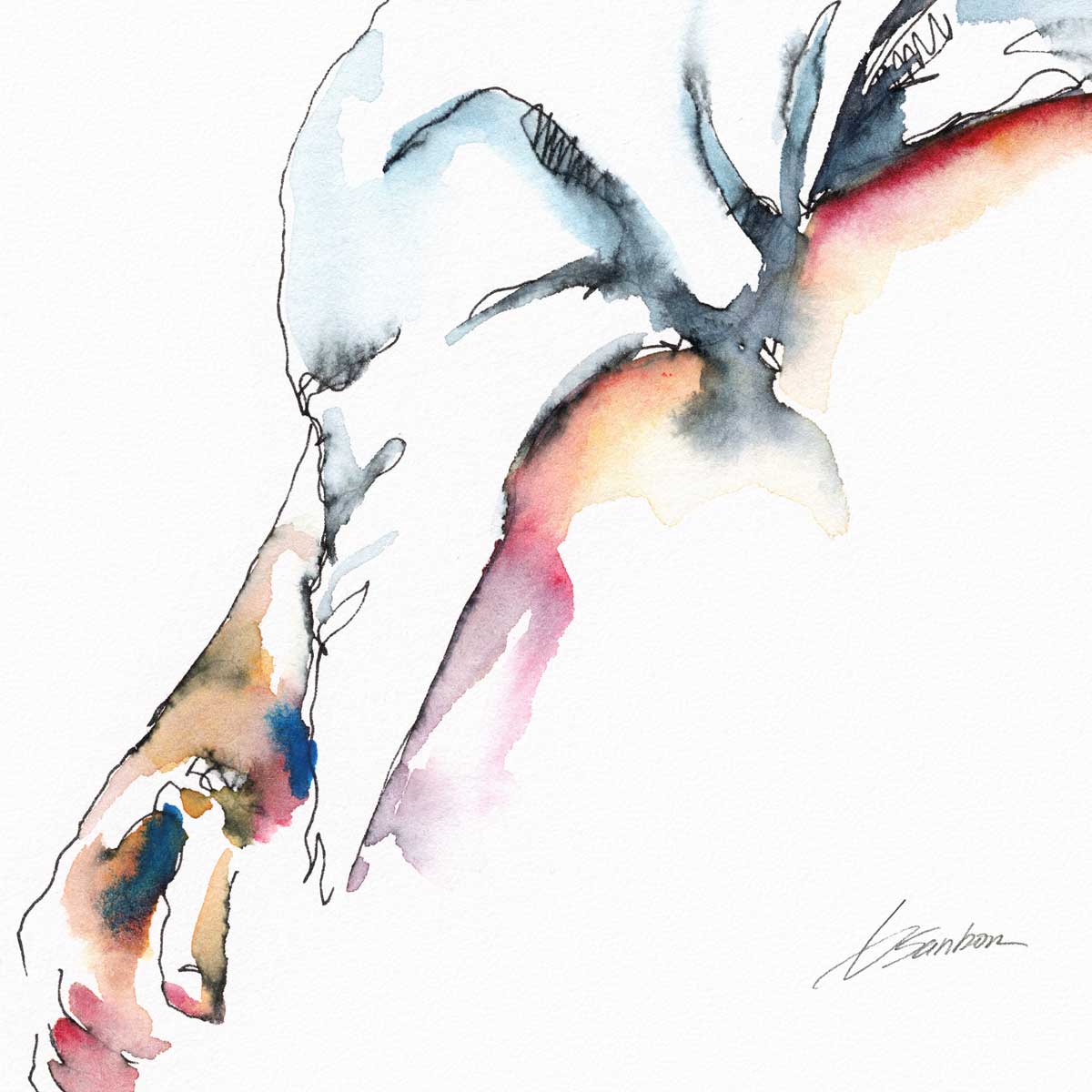 The Glance That Lingers – Art Print Artist Brenden Sanborn