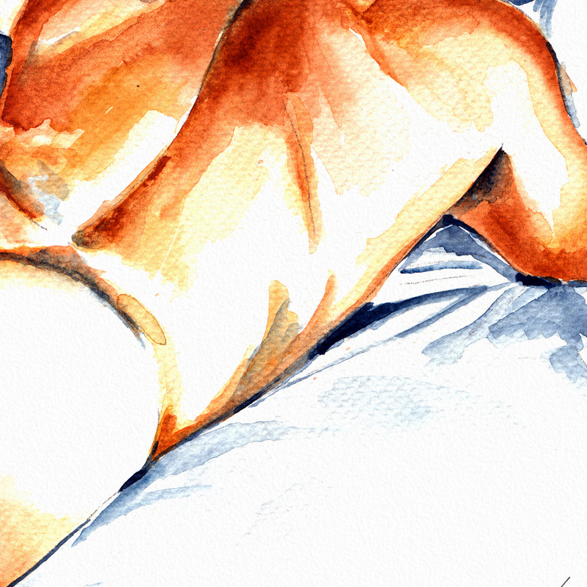 Male Figure in Restful Slumber Face Down - Art Print Artist Brenden Sanborn