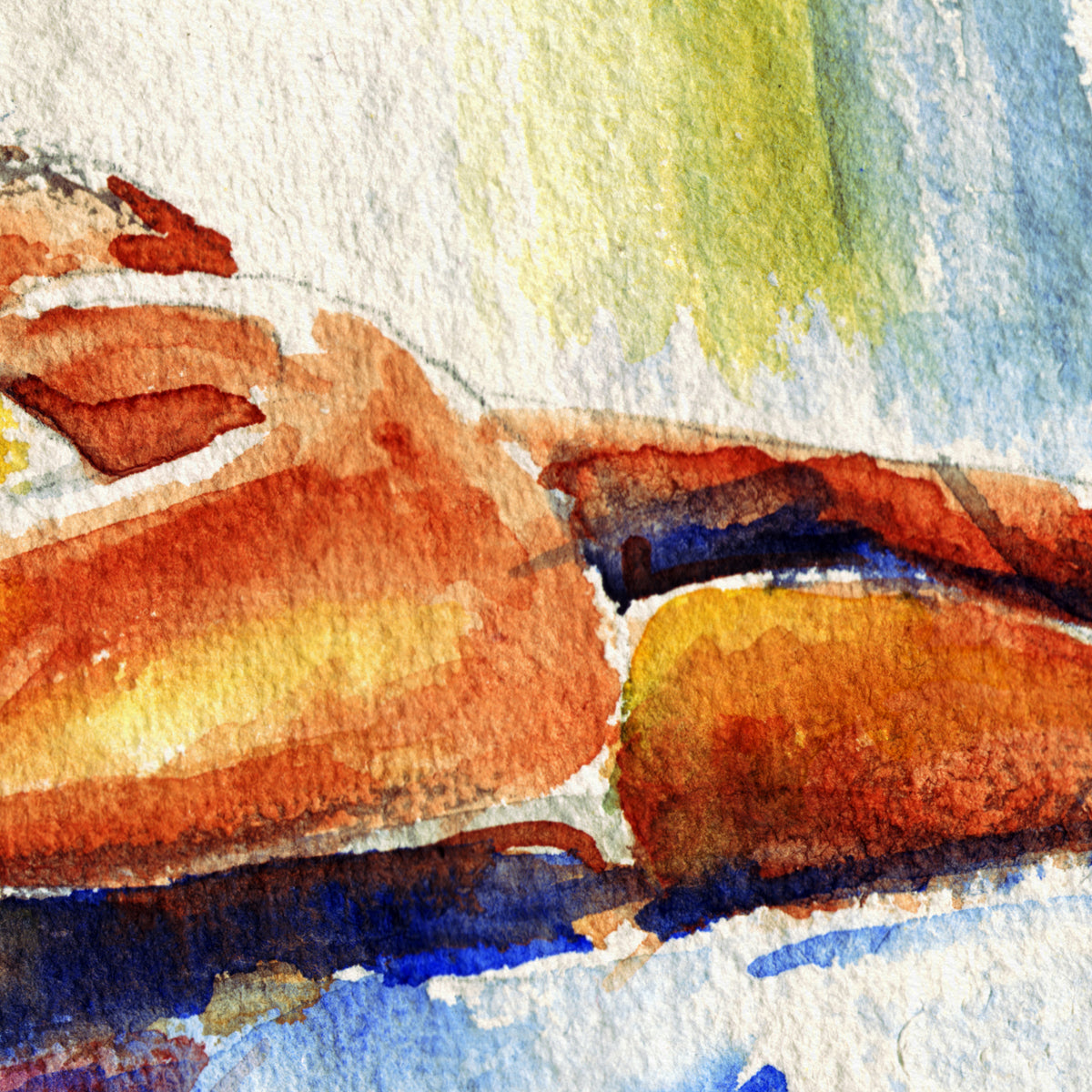 Sunlit Rest on Soft Sheets – Art Prin Artist Brenden Sanborn