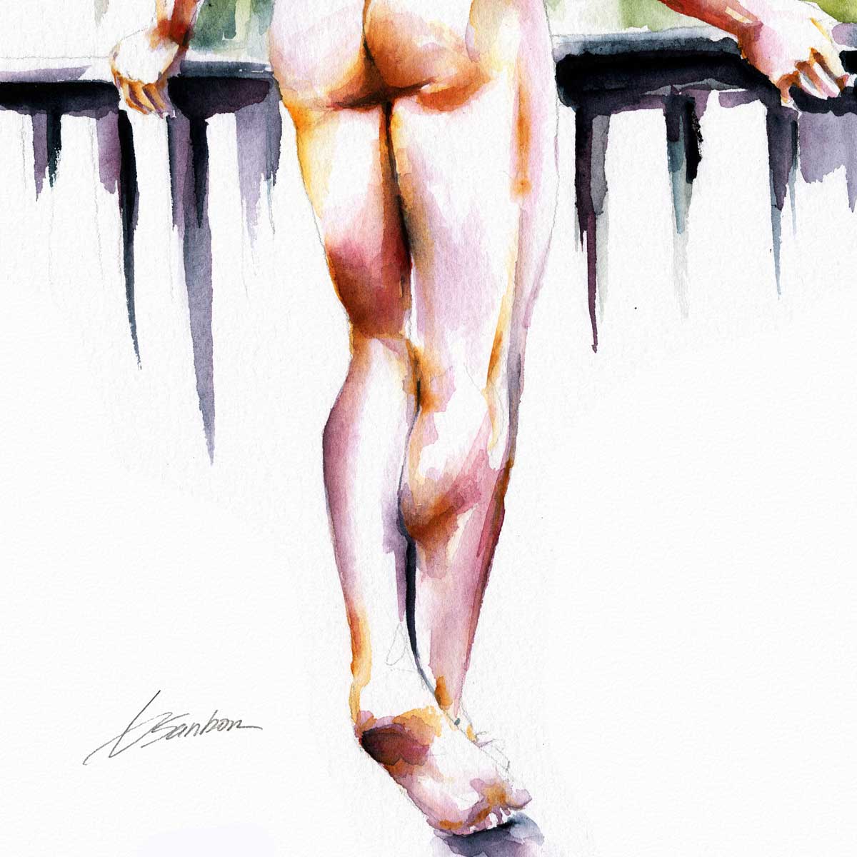 Leaning into the Breeze – Art Print Artist Brenden Sanborn