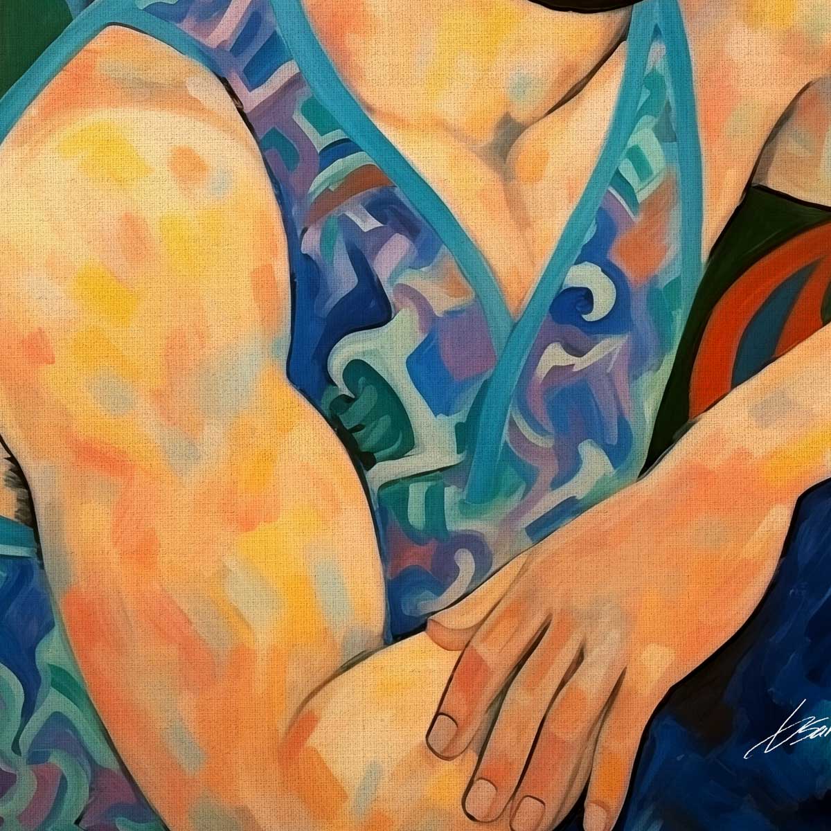 The Strongman’s Poise – Art Print Artist Brenden Sanborn
