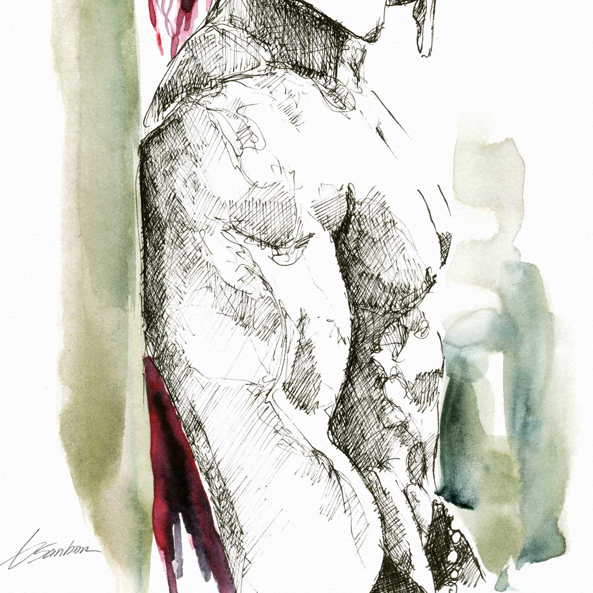 The Warrior’s Quiet Strength – Art Print Artist Brenden Sanborn