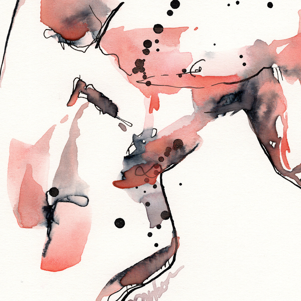 Before the Music Ends – 6x9" Original Watercolor Artist Brenden Sanborn