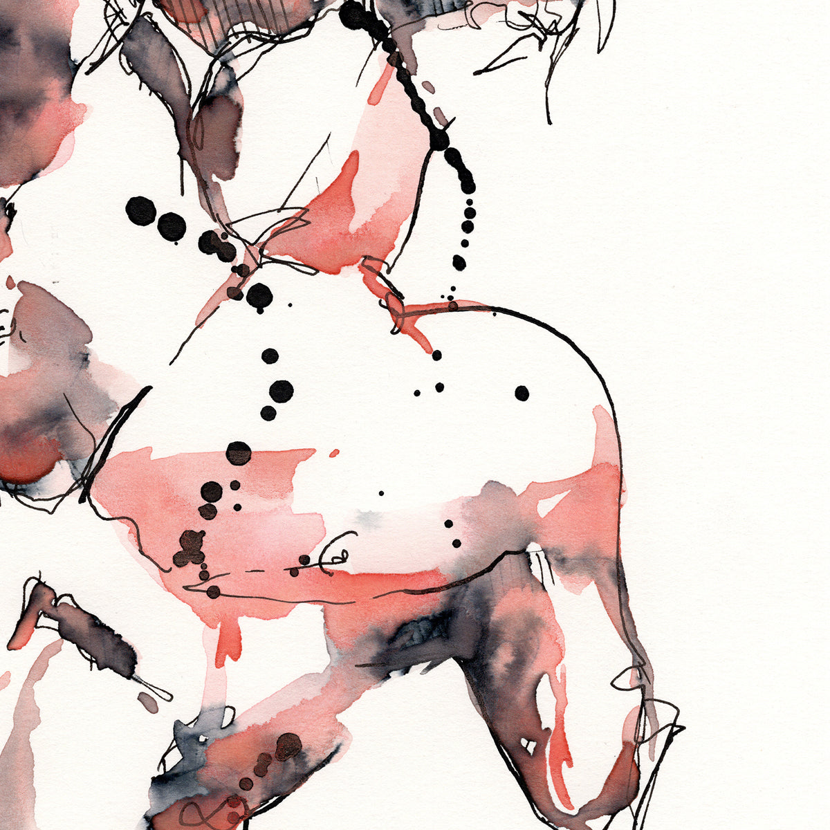 Before the Music Ends – 6x9" Original Watercolor Artist Brenden Sanborn