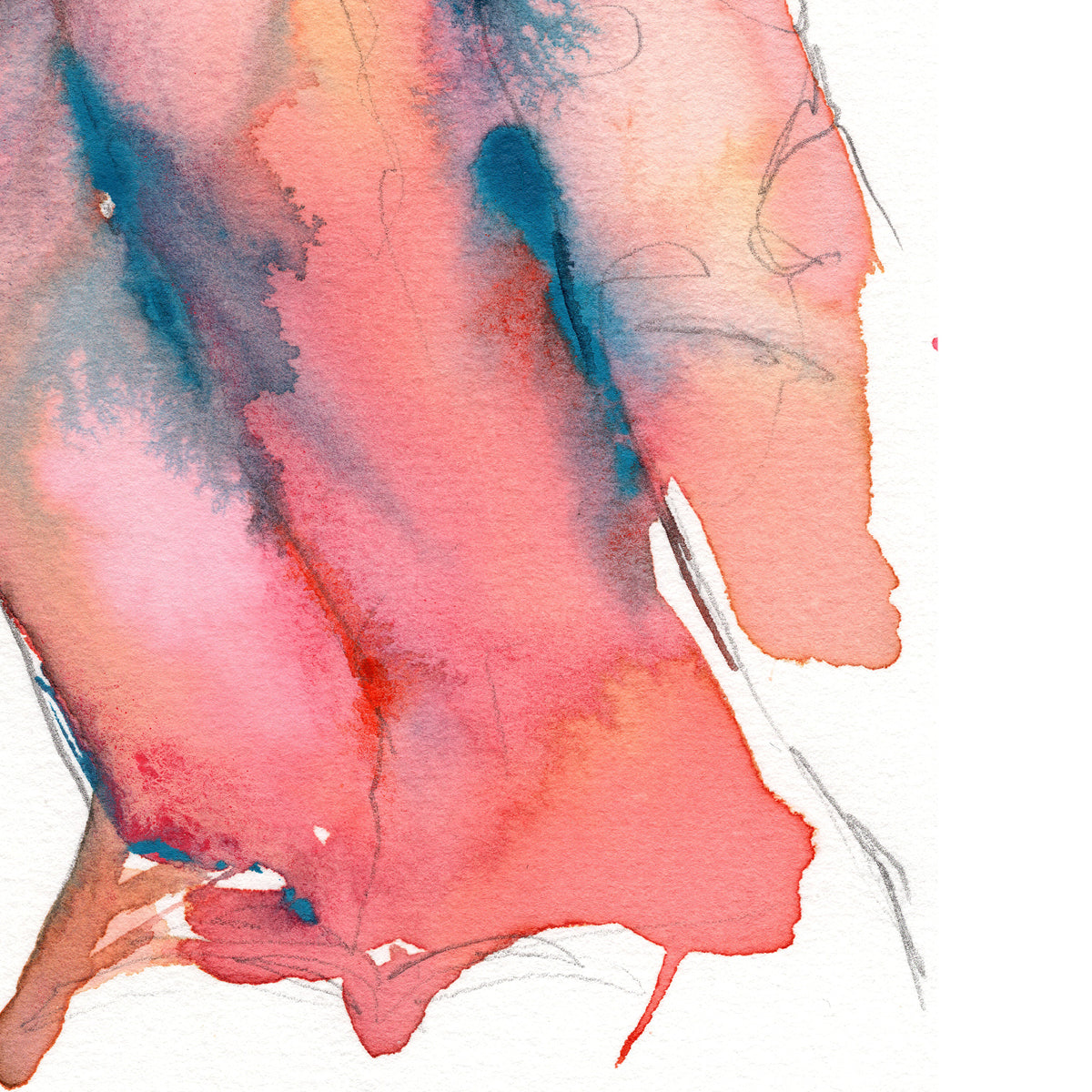 Standing Strong - 6x9" Original Watercolor Painting Artist Brenden Sanborn