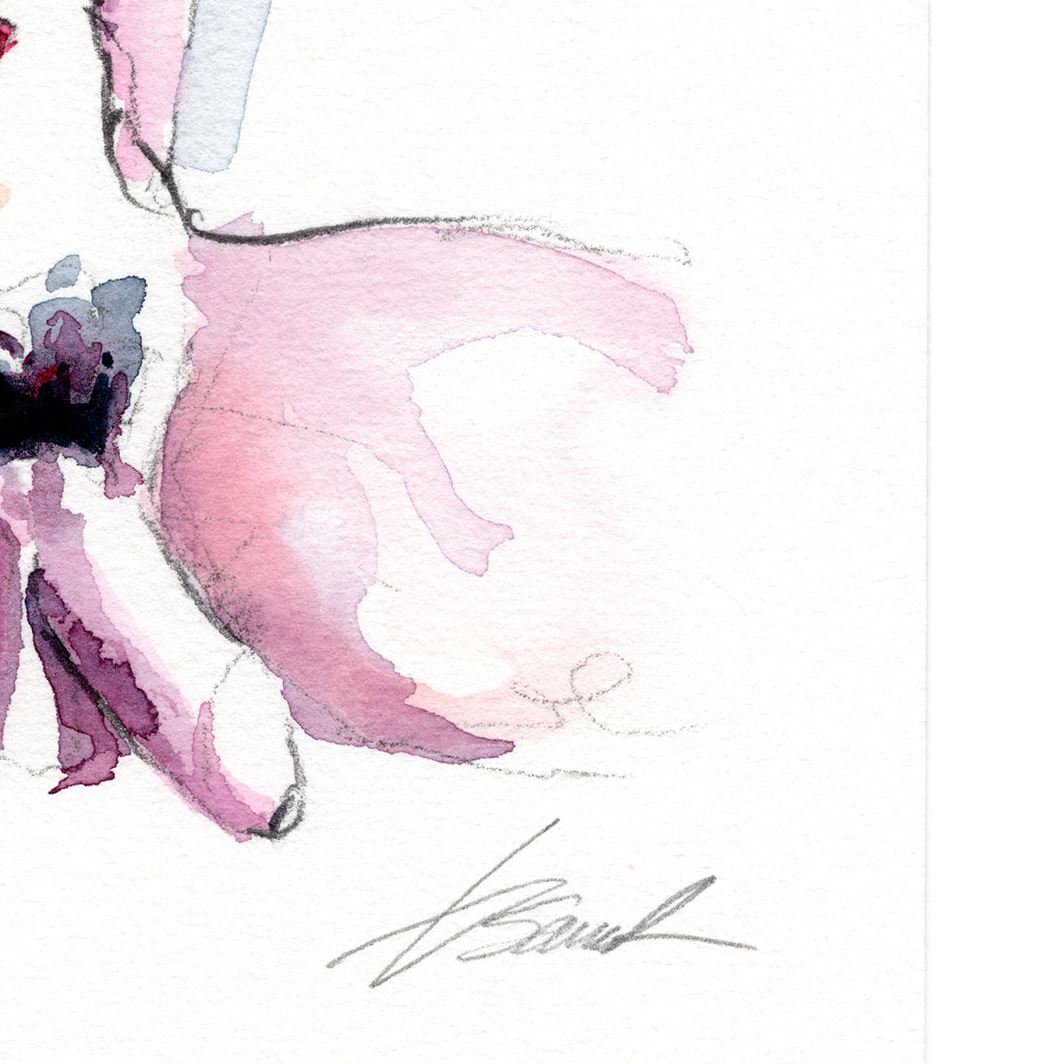 Where the Gaze Rests – 6x9" Original Watercolor Artist Brenden Sanborn