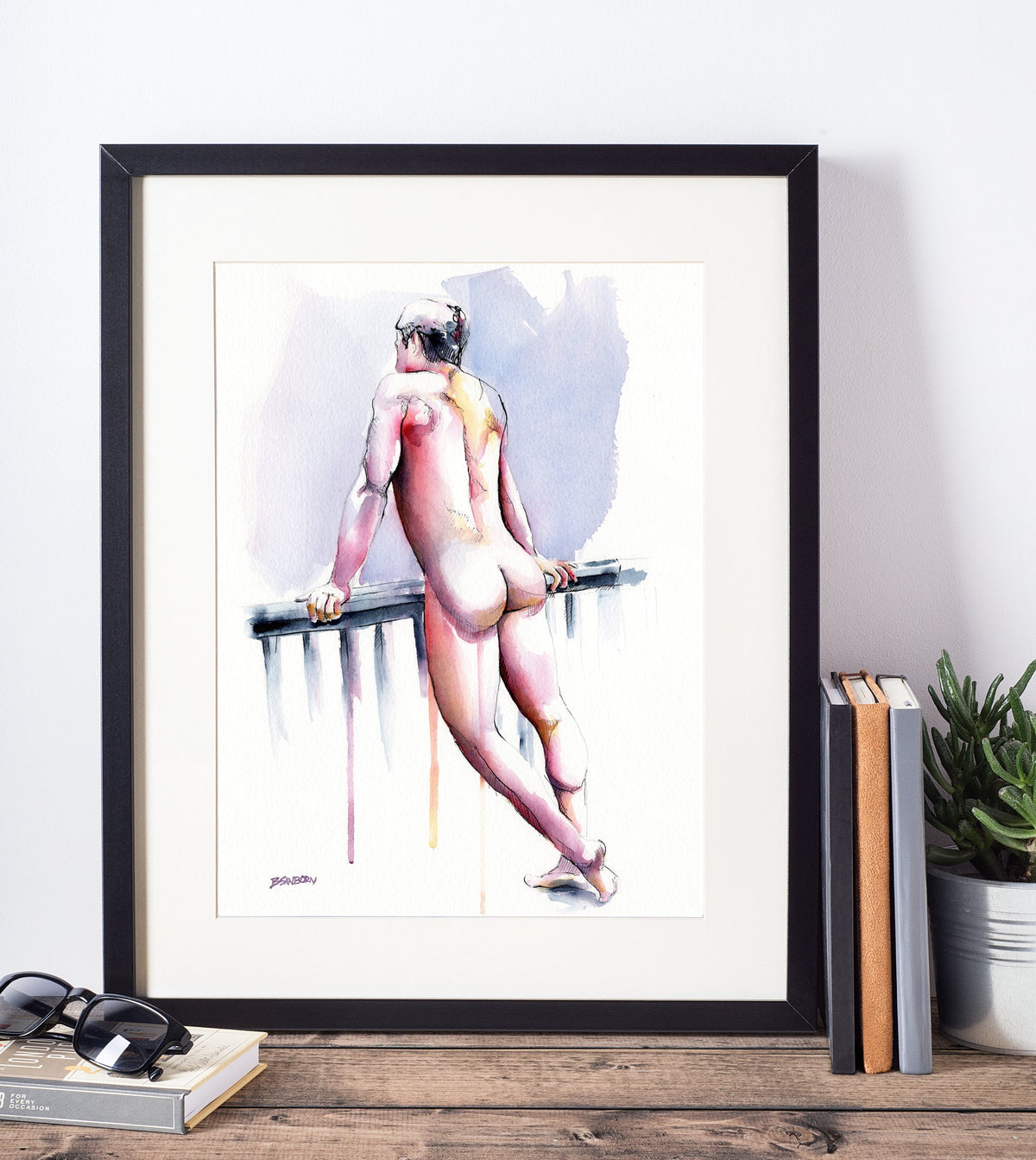 Edge of Morning – 11x14" Original Watercolor Artist Brenden Sanborn