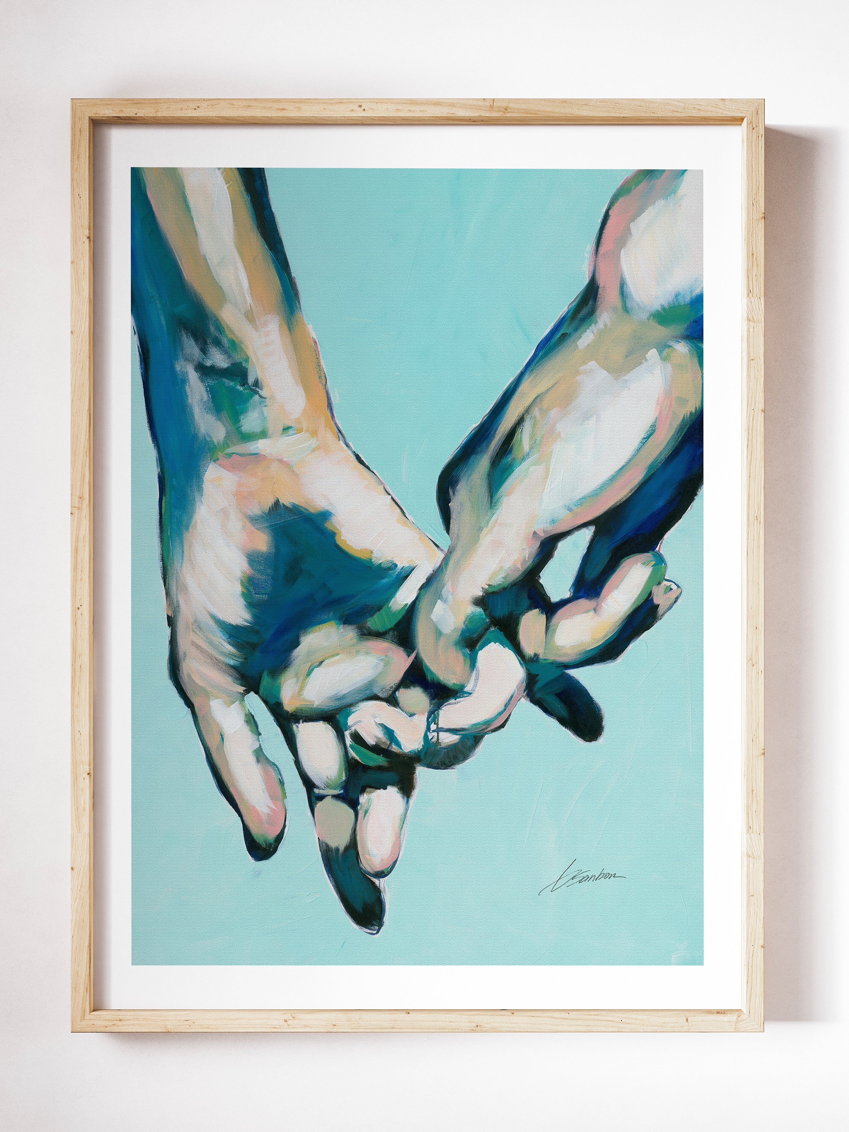 male figure art print Forever Love by Brenden Sanborn