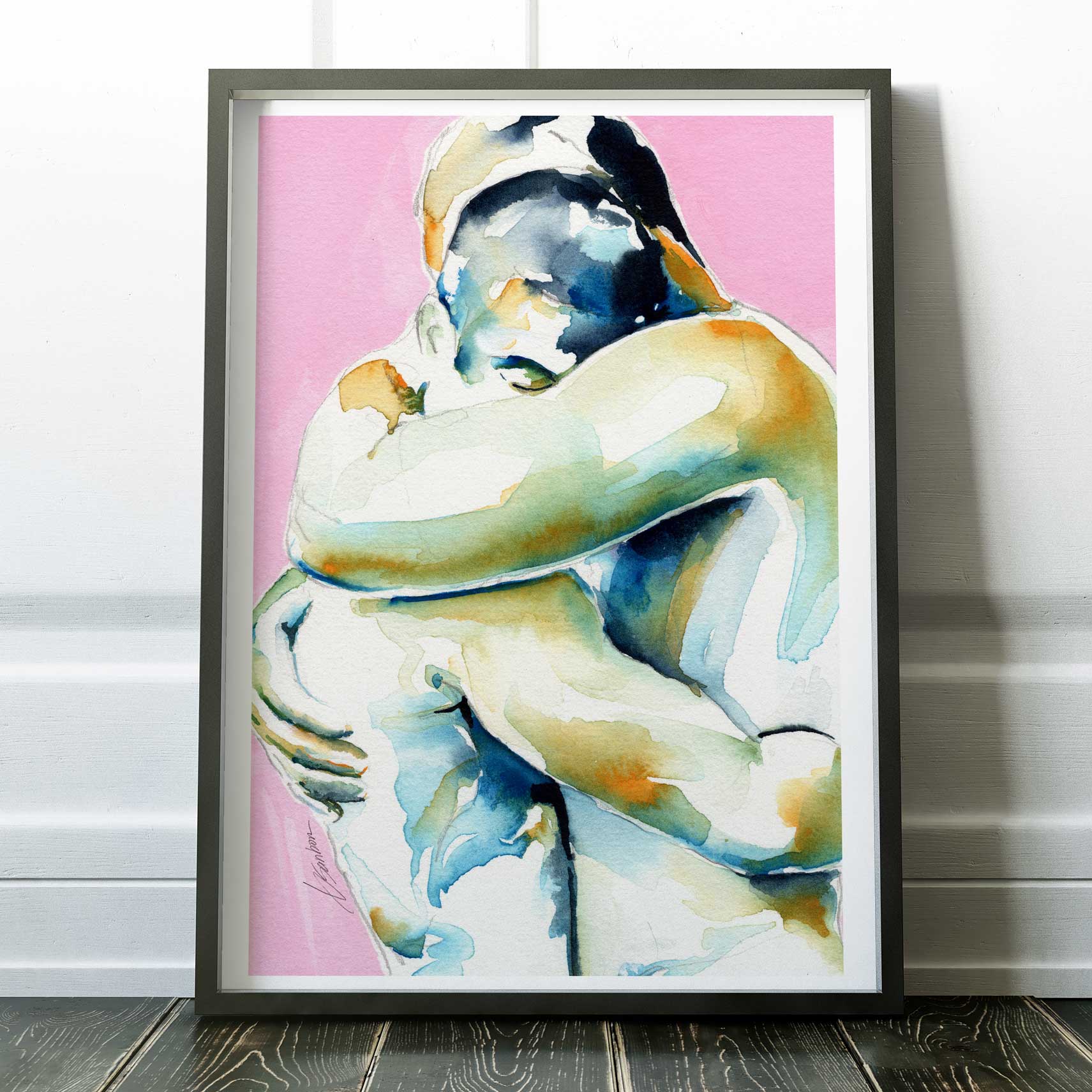 Holding You Close – Art Print Artist Brenden Sanborn
