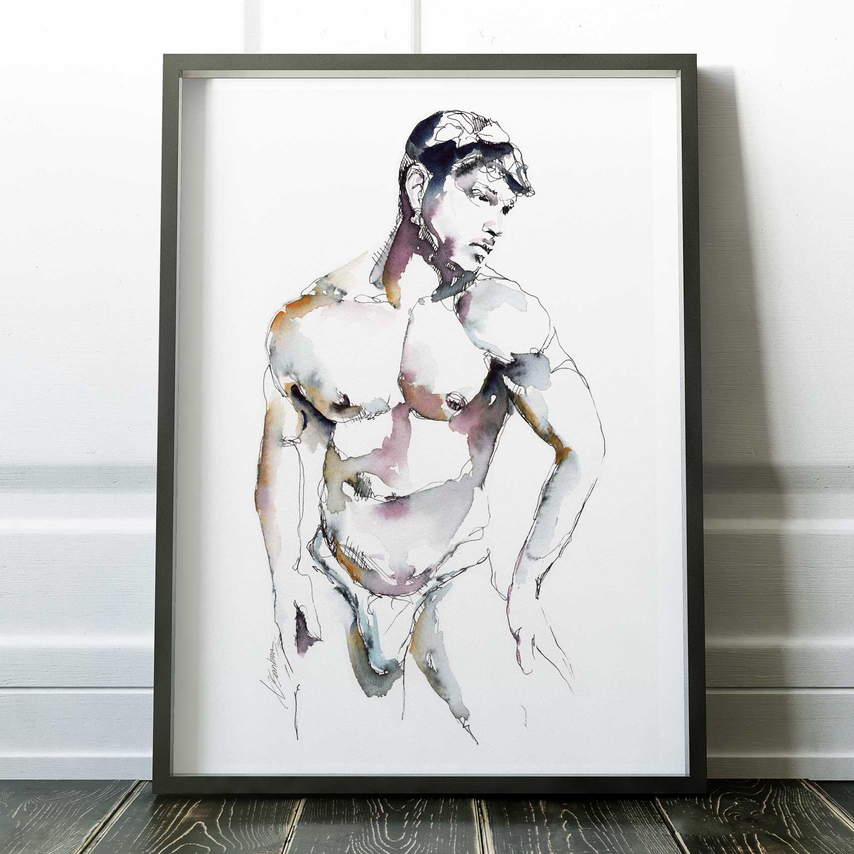 The Look That Holds You Still – Art Print Artist Brenden Sanborn