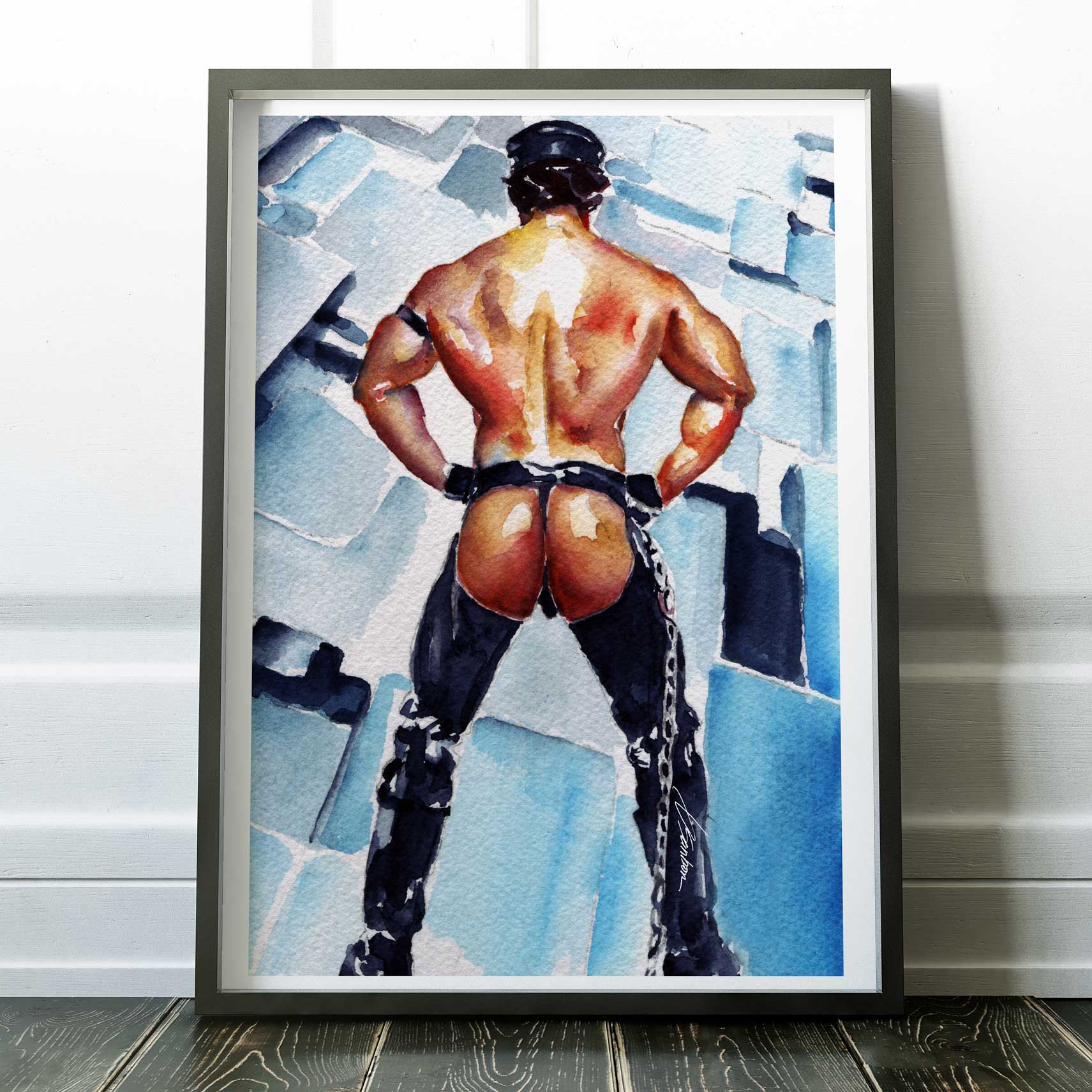 Booty and the Boss – Art Print Artist Brenden Sanborn