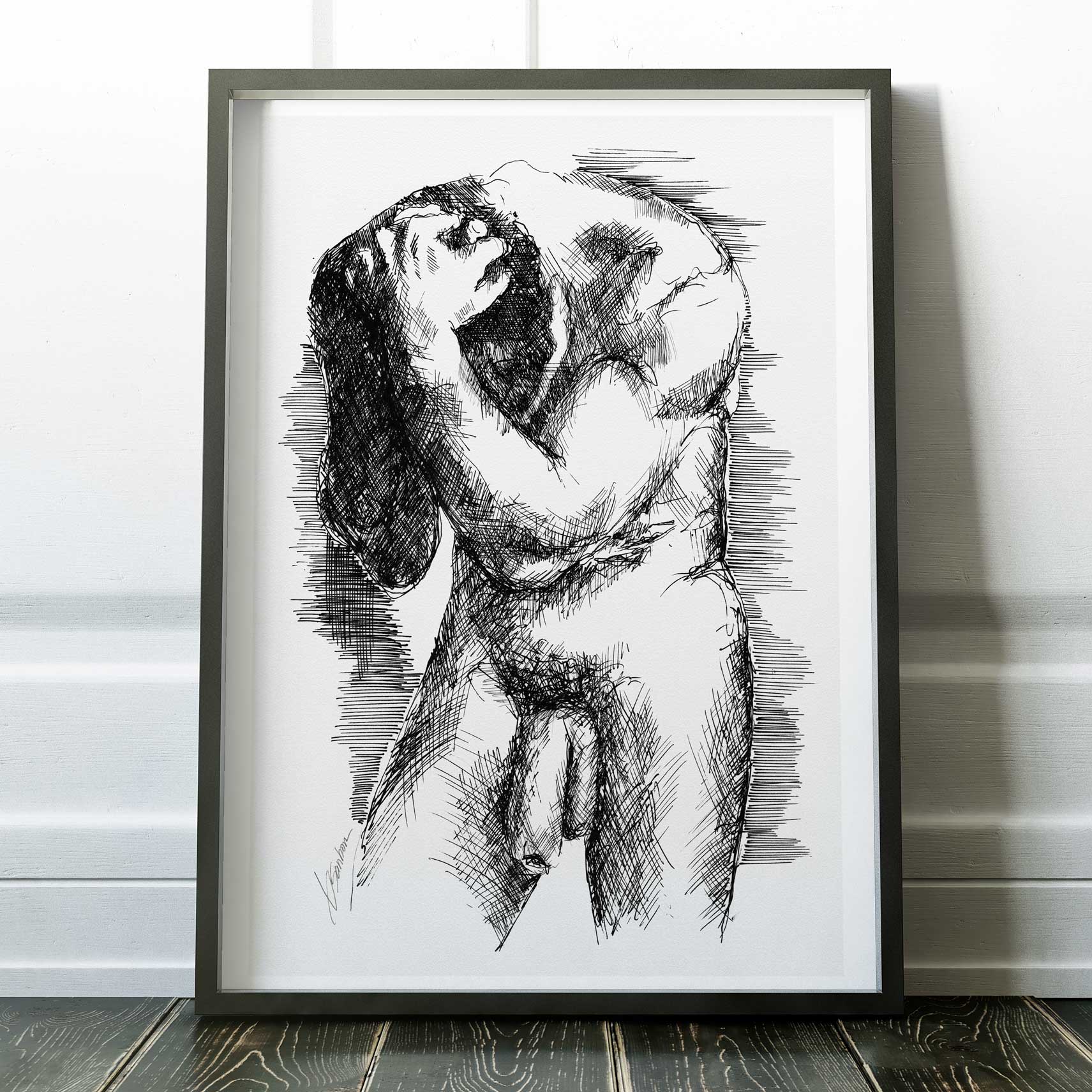 Hands in the Quiet – Art Print Artist Brenden Sanborn