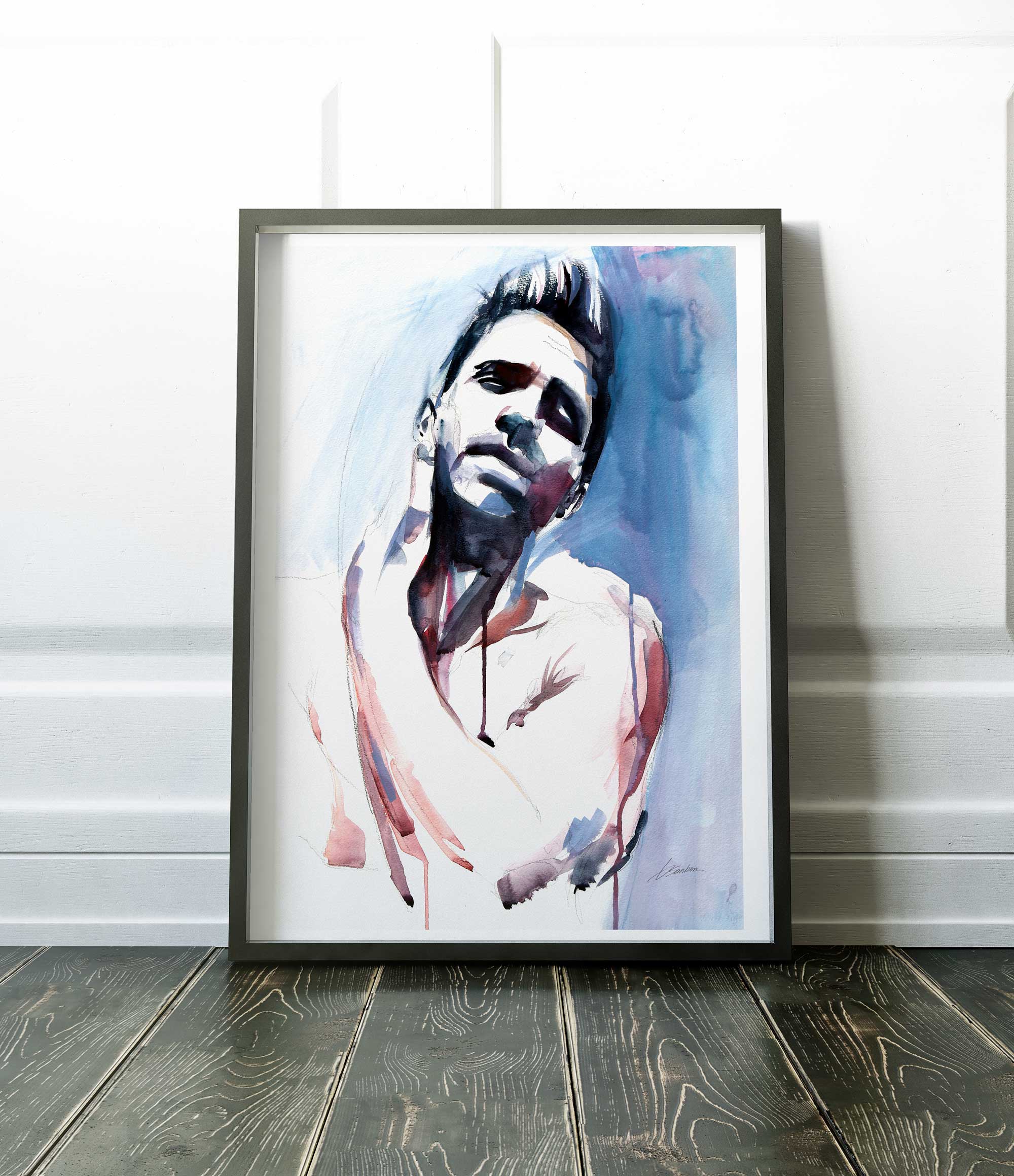 Neck Arched in Quiet Longing - Art Print Artist Brenden Sanborn