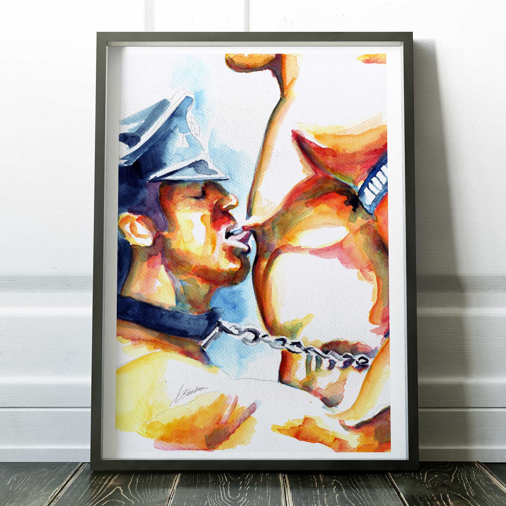 Leather Fantasy and Submission – Art Print Artist Brenden Sanborn