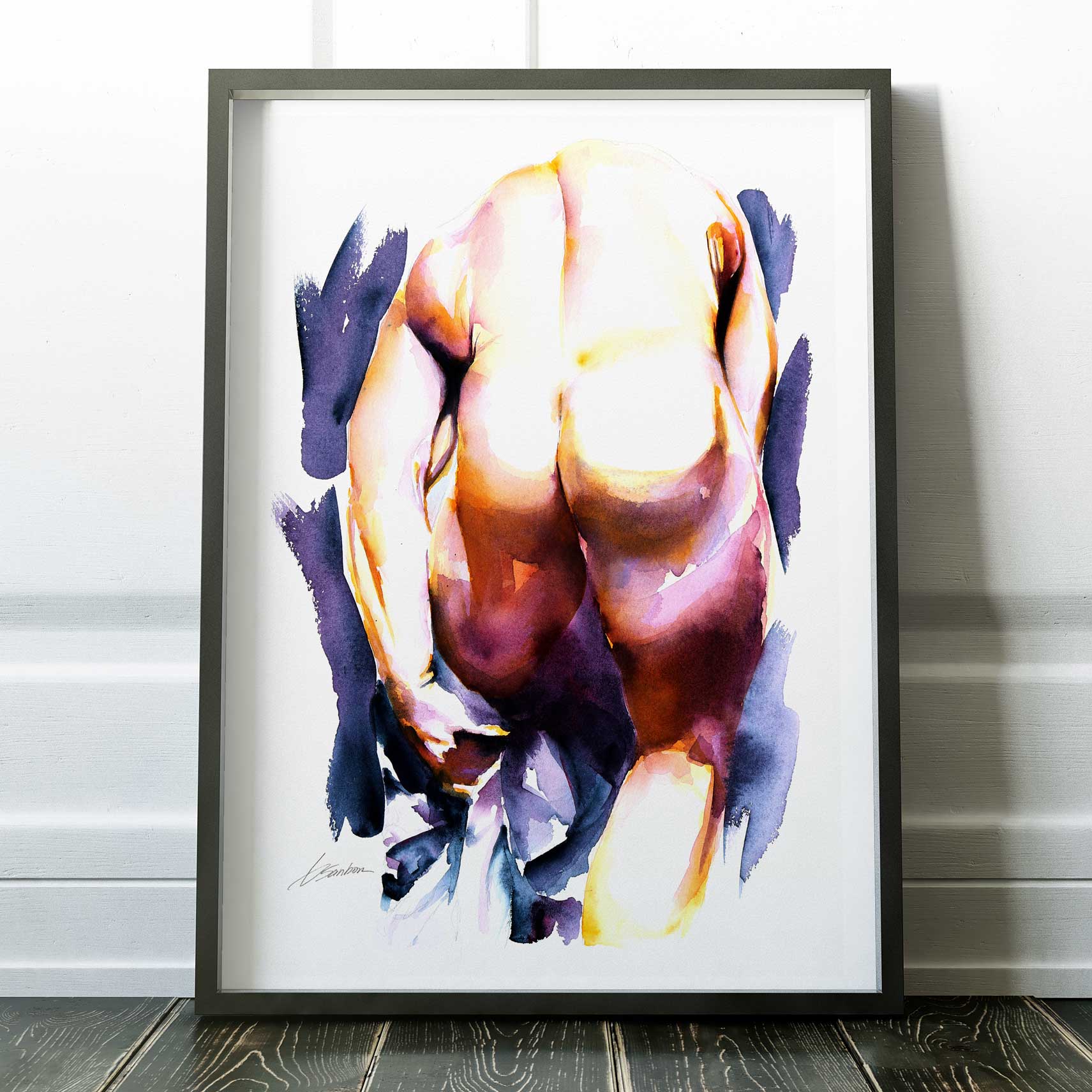 Bending into the Light – Art Print Artist Brenden Sanborn