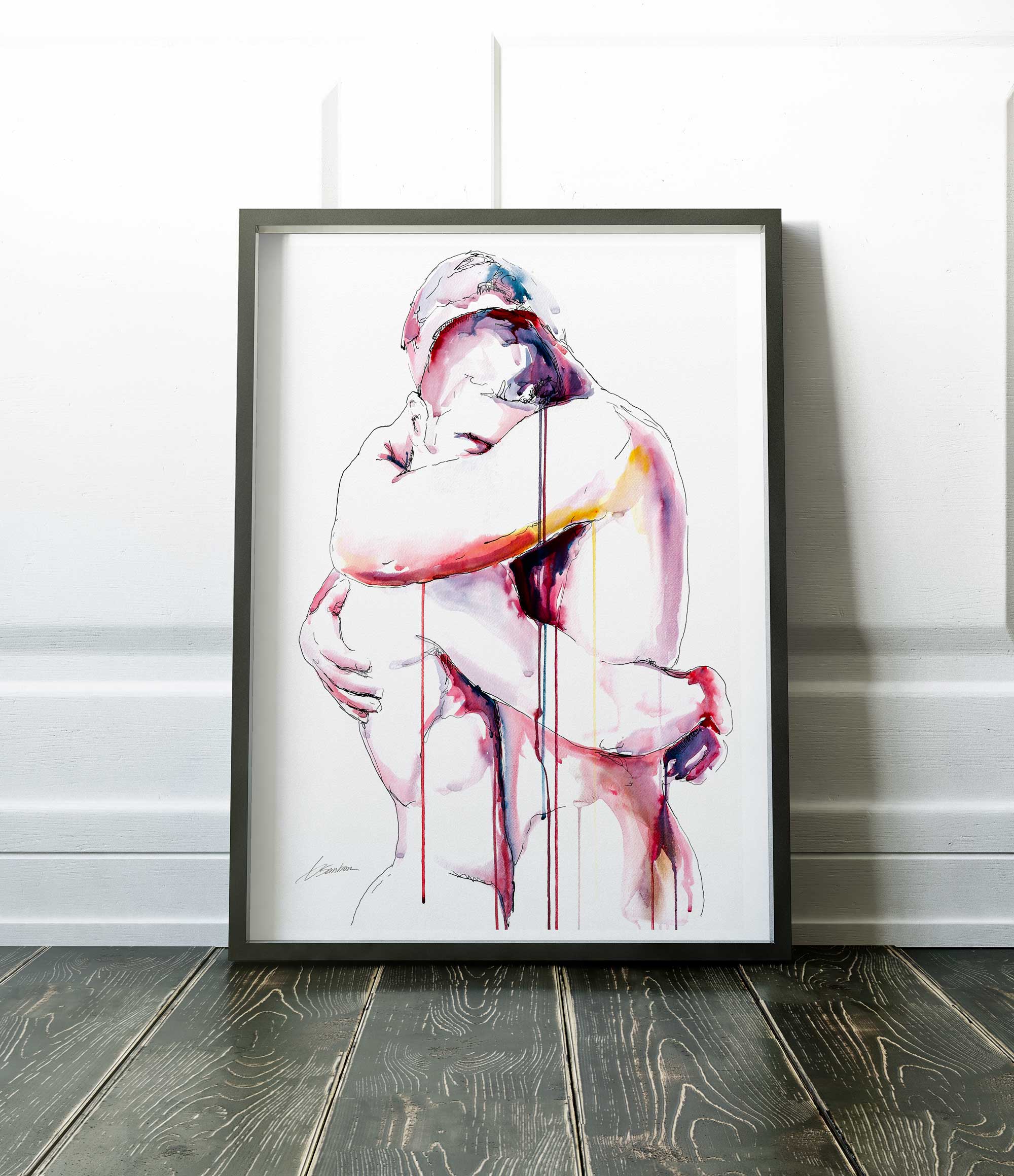 Never Let Me Go - Art Print Artist Brenden Sanborn