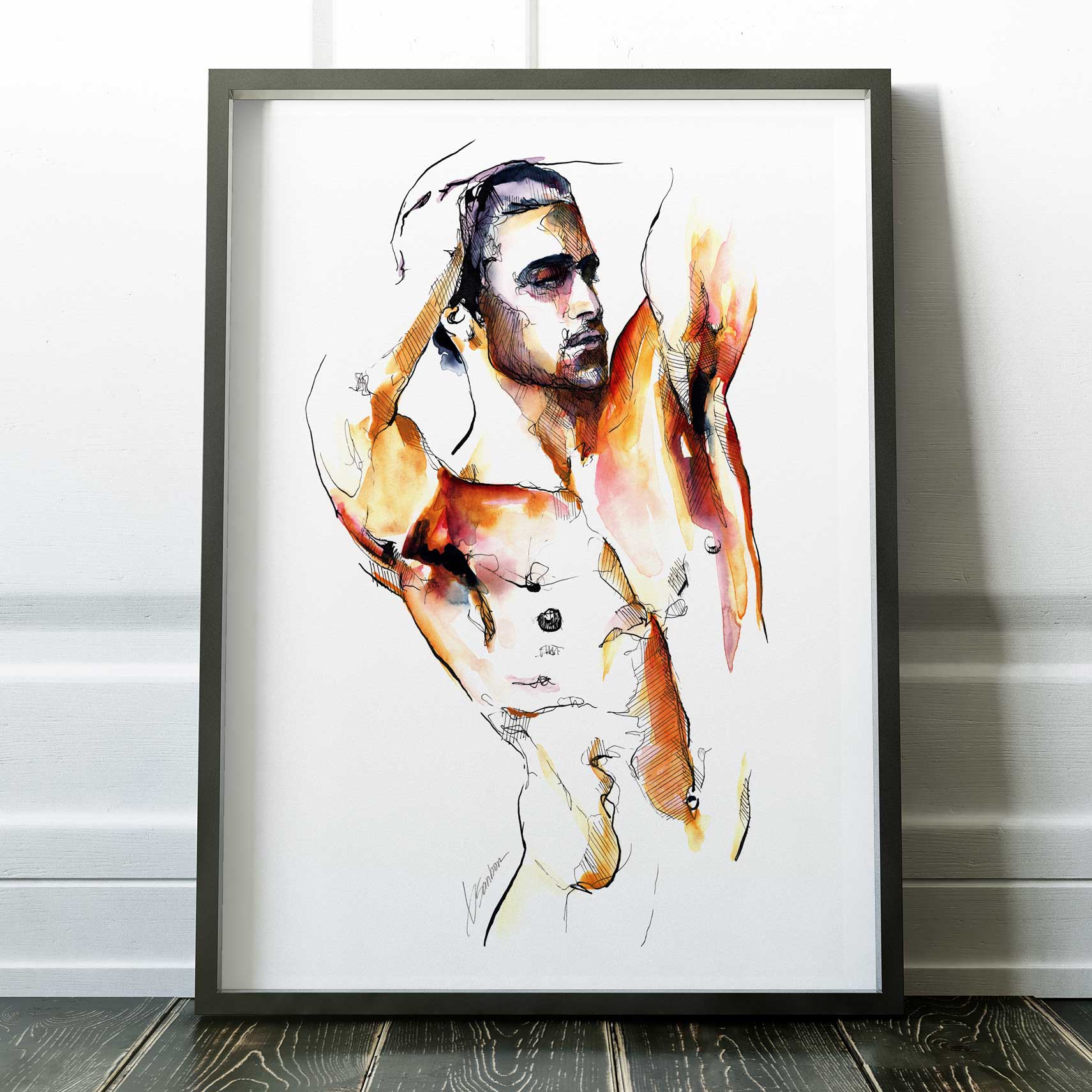 The Grace in His Reach – Art Print Artist Brenden Sanborn