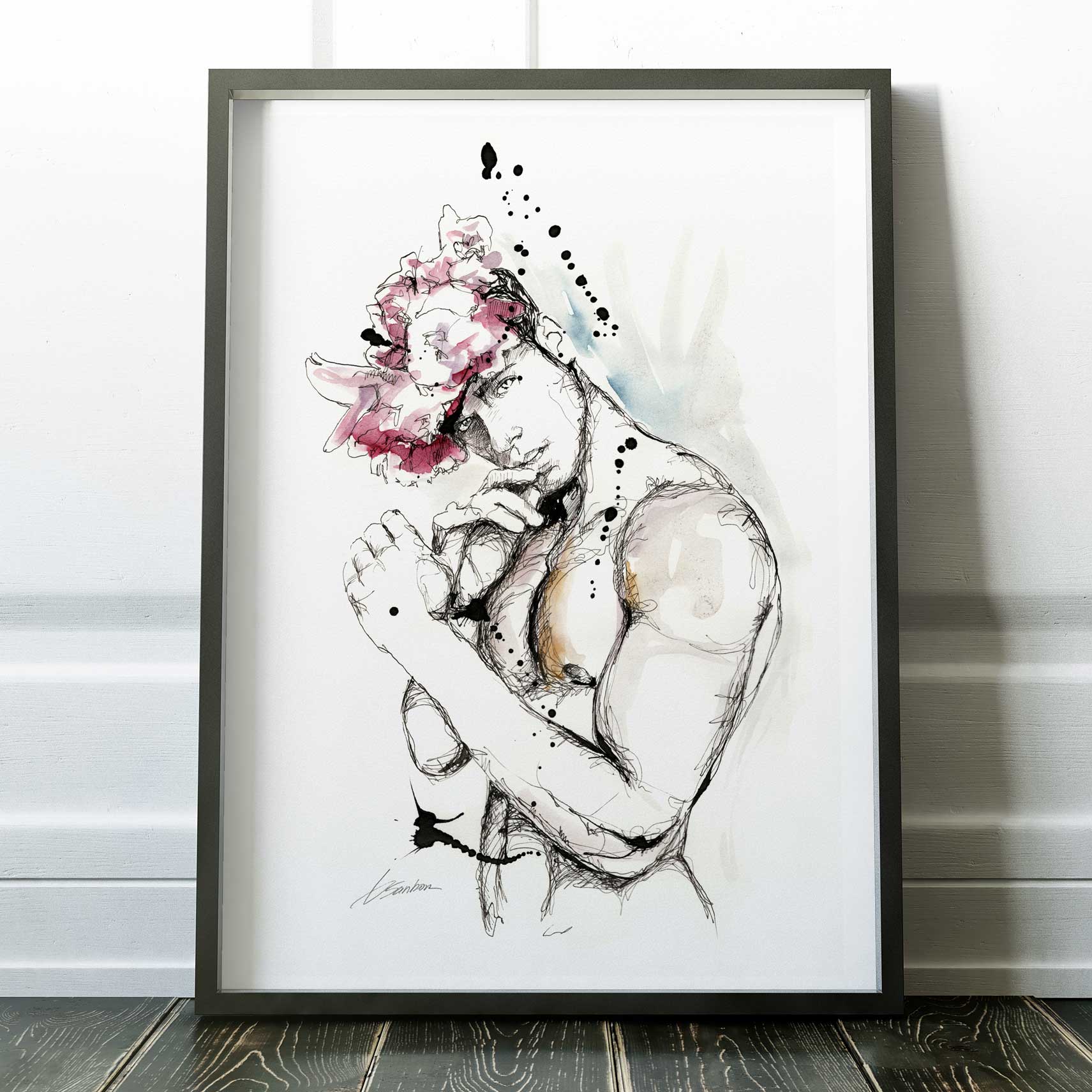 Softness in Strength and Bloom – Art Print Artist Brenden Sanborn