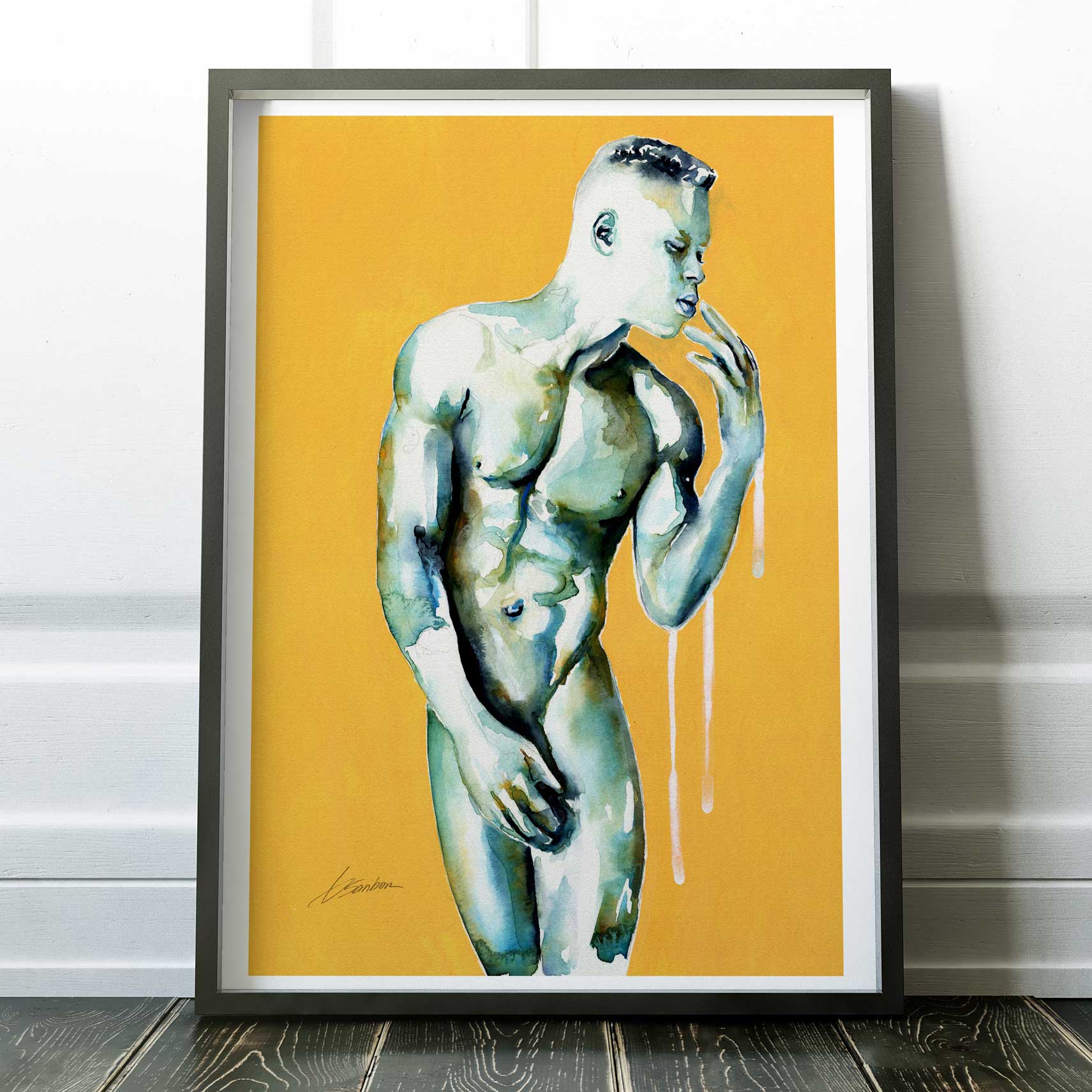 The Pause Before Desire – Art Print Artist Brenden Sanborn