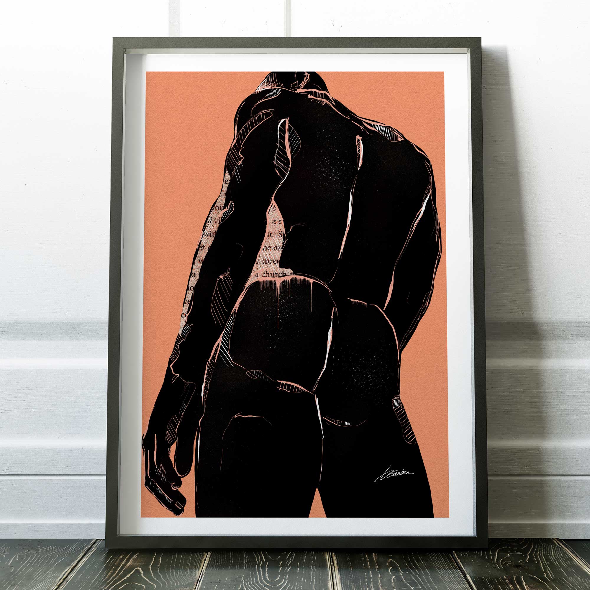 View From Behind and Below - Art Print Artist Brenden Sanborn