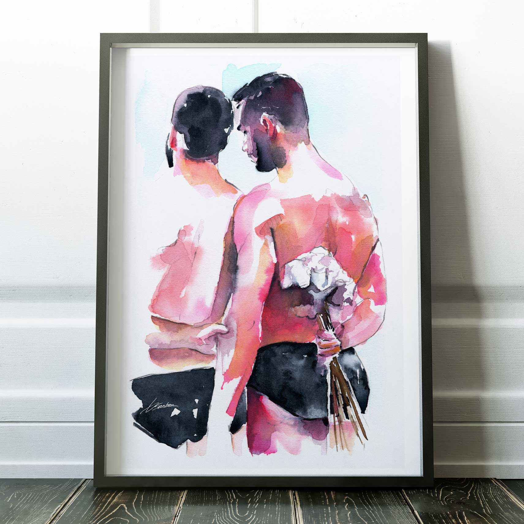 Waiting to Give His Love – Art Print Artist Brenden Sanborn