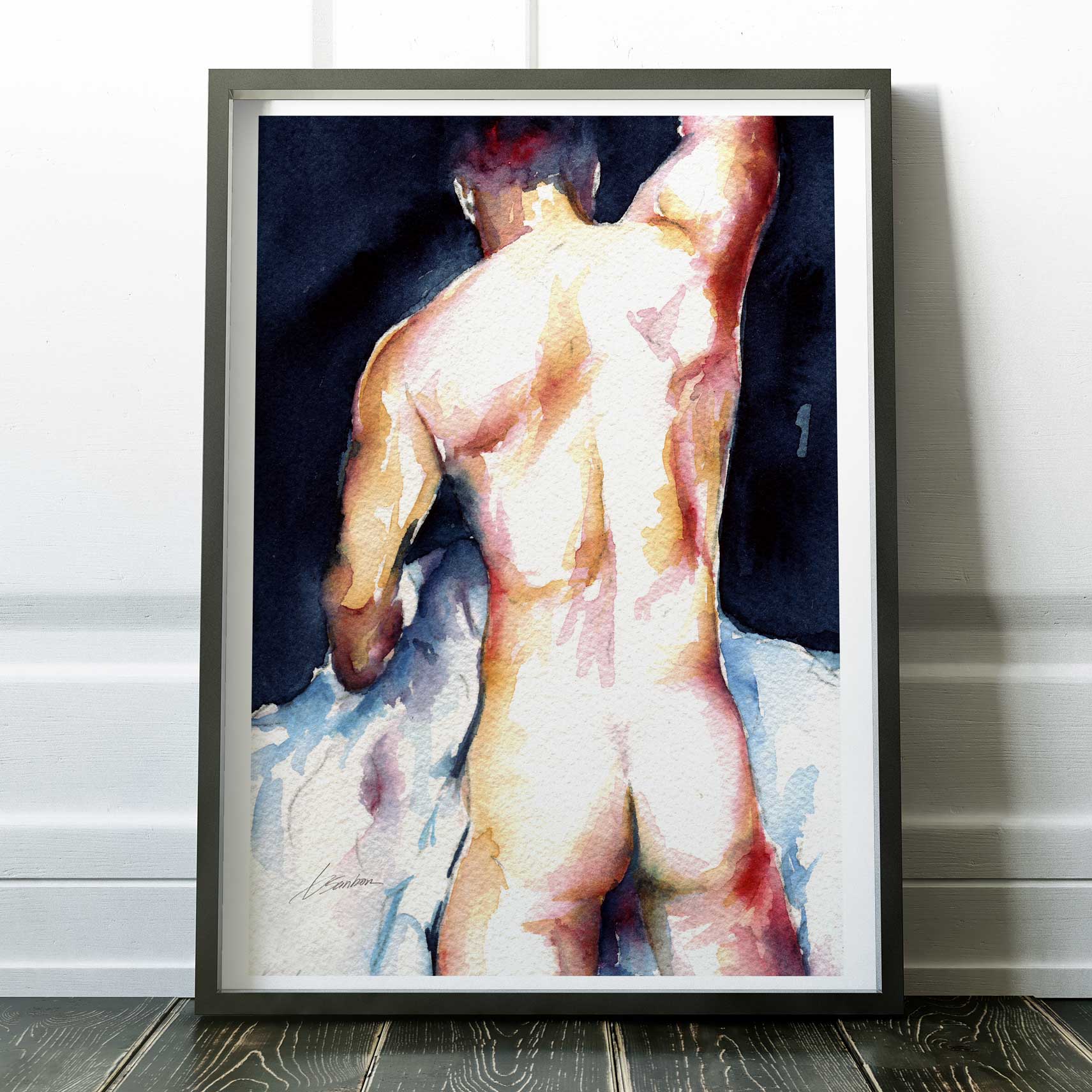 Making the Bed - Art Print Artist Brenden Sanborn