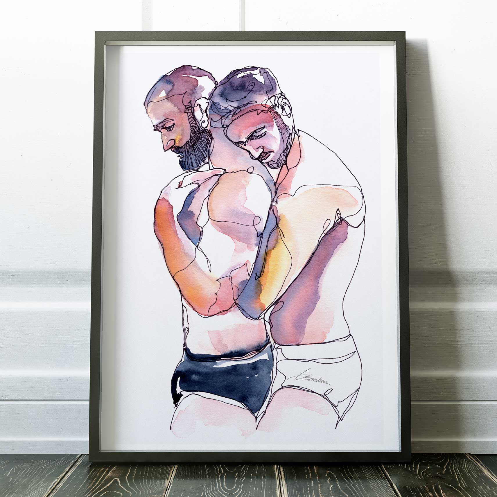 Holding On in Gentle Light – Art Print Artist Brenden Sanborn