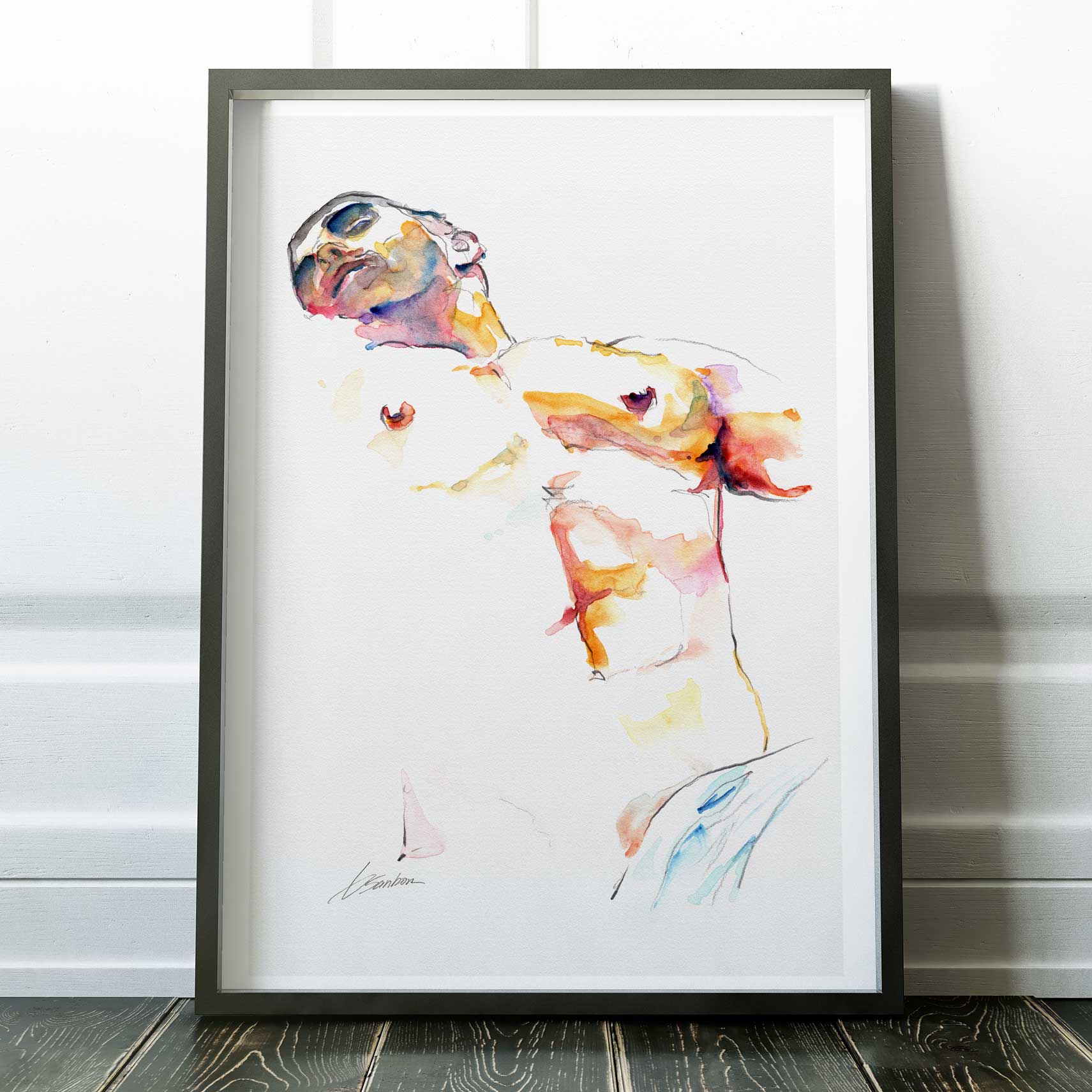 Reclined in Light – Art Print Artist Brenden Sanborn