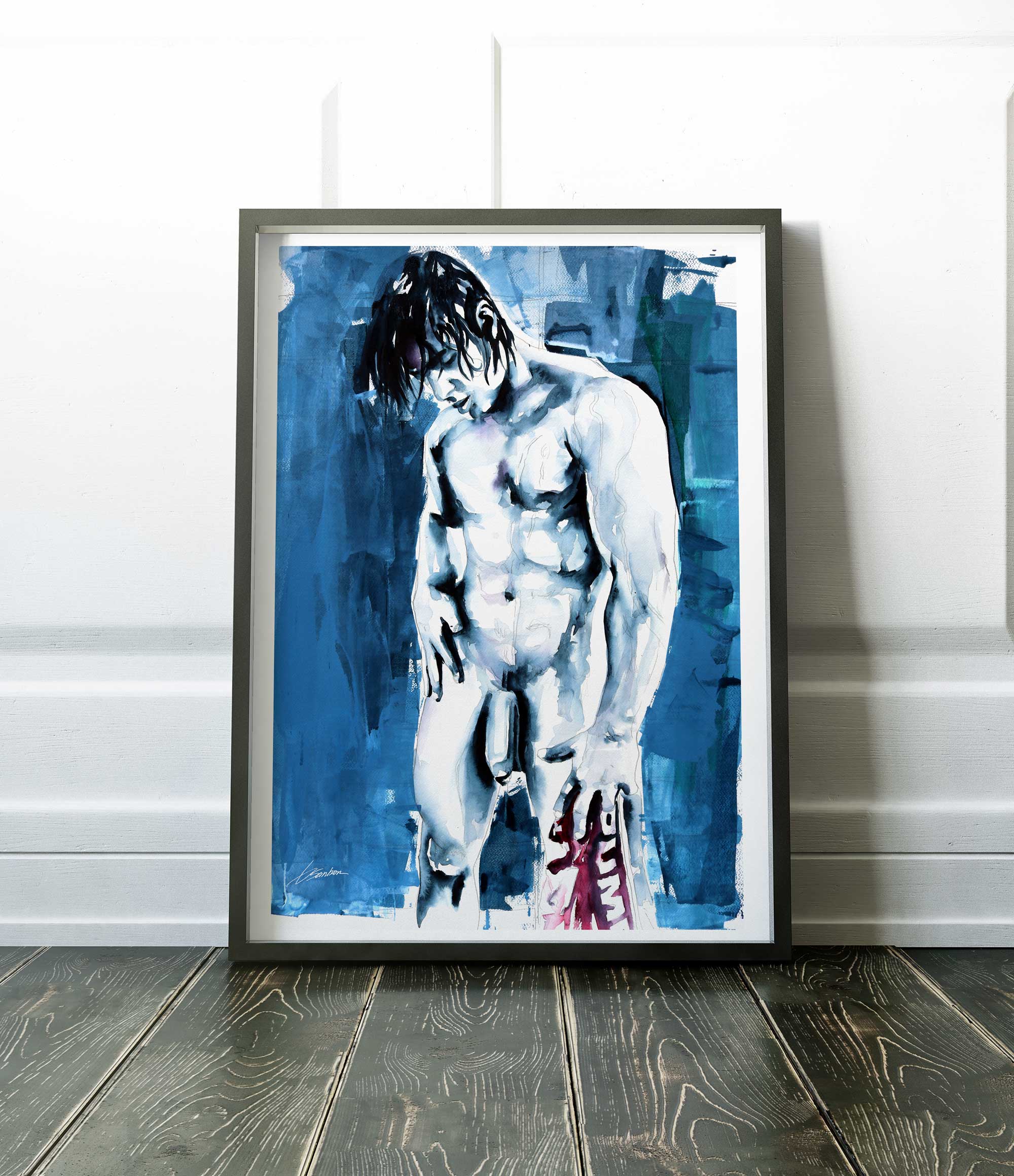 He Was All Pumped Up - Art Print Artist Brenden Sanborn