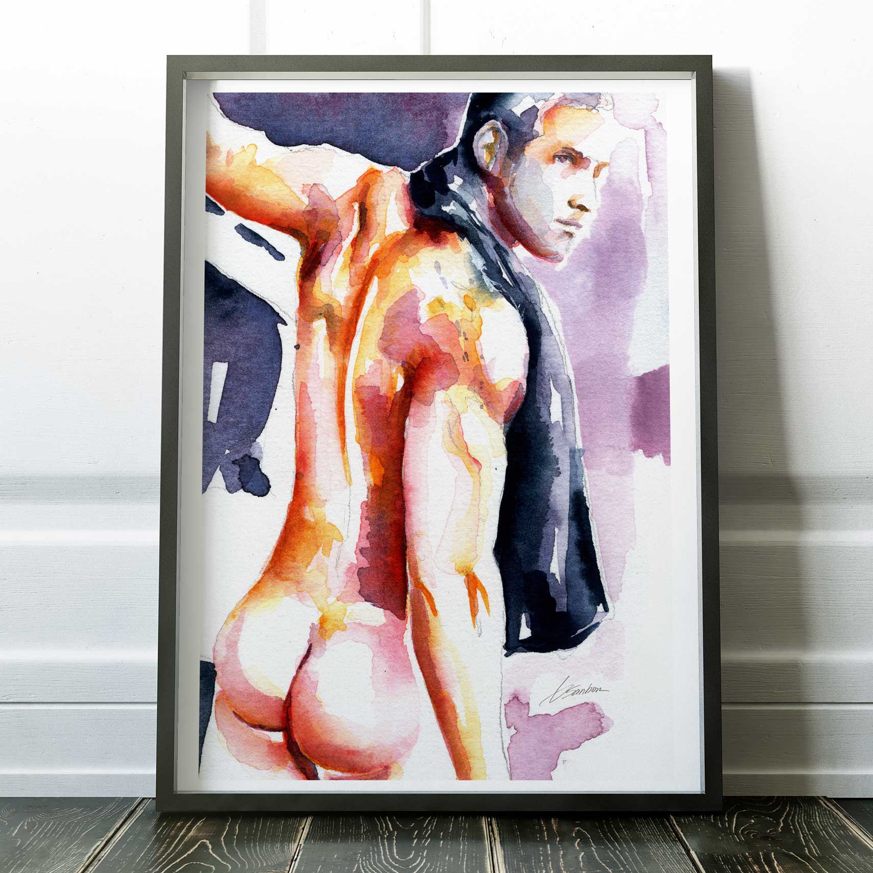 Glance Over the Shoulder – Art Print Artist Brenden Sanborn