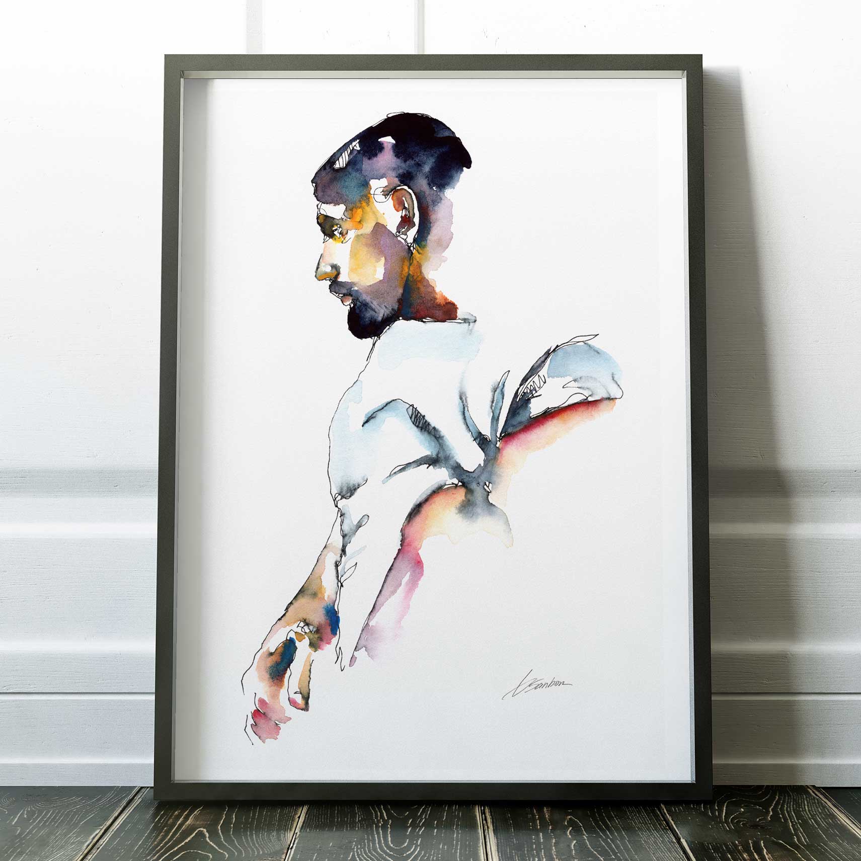 The Glance That Lingers – Art Print Artist Brenden Sanborn